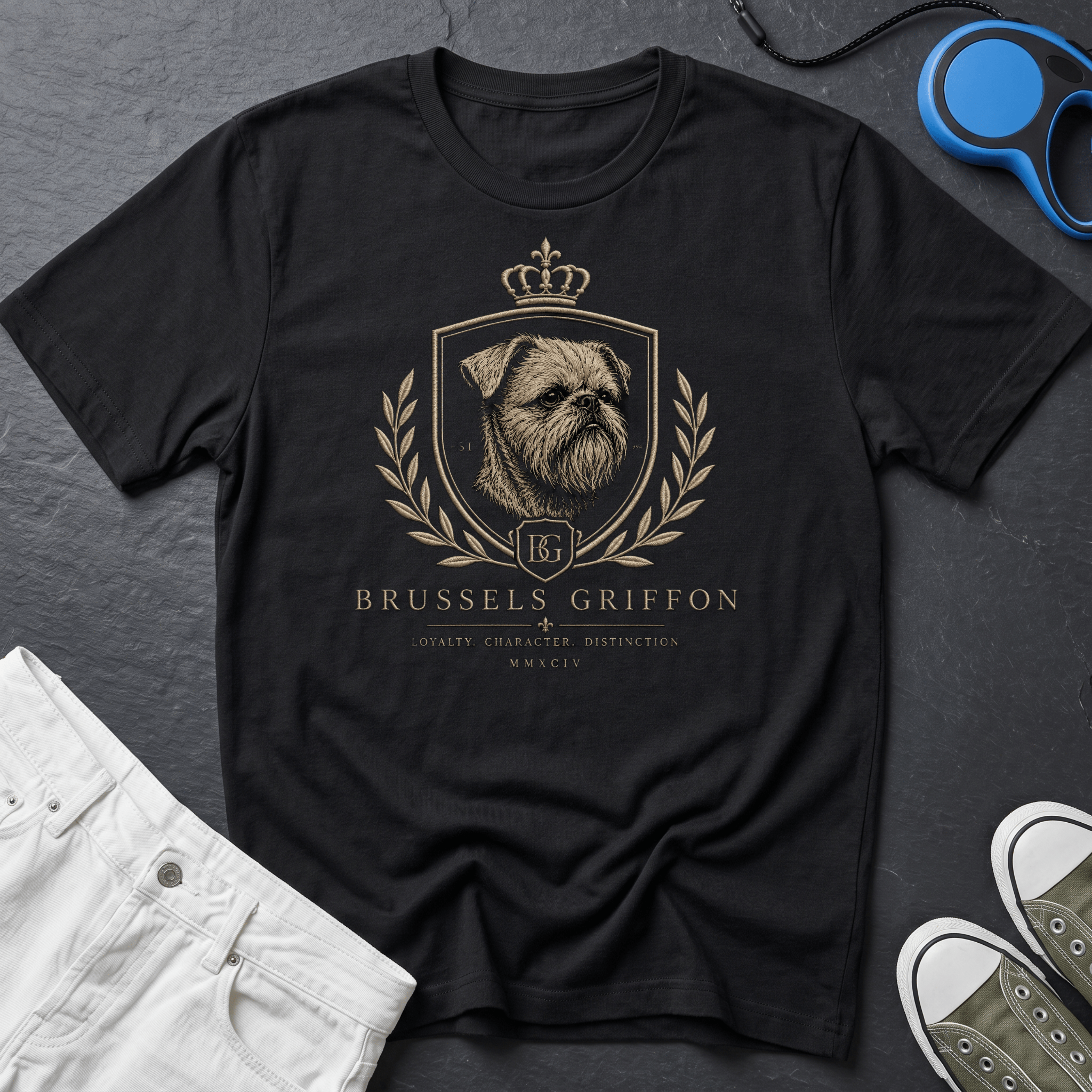 Brussels Griffon - Embroidered Crest