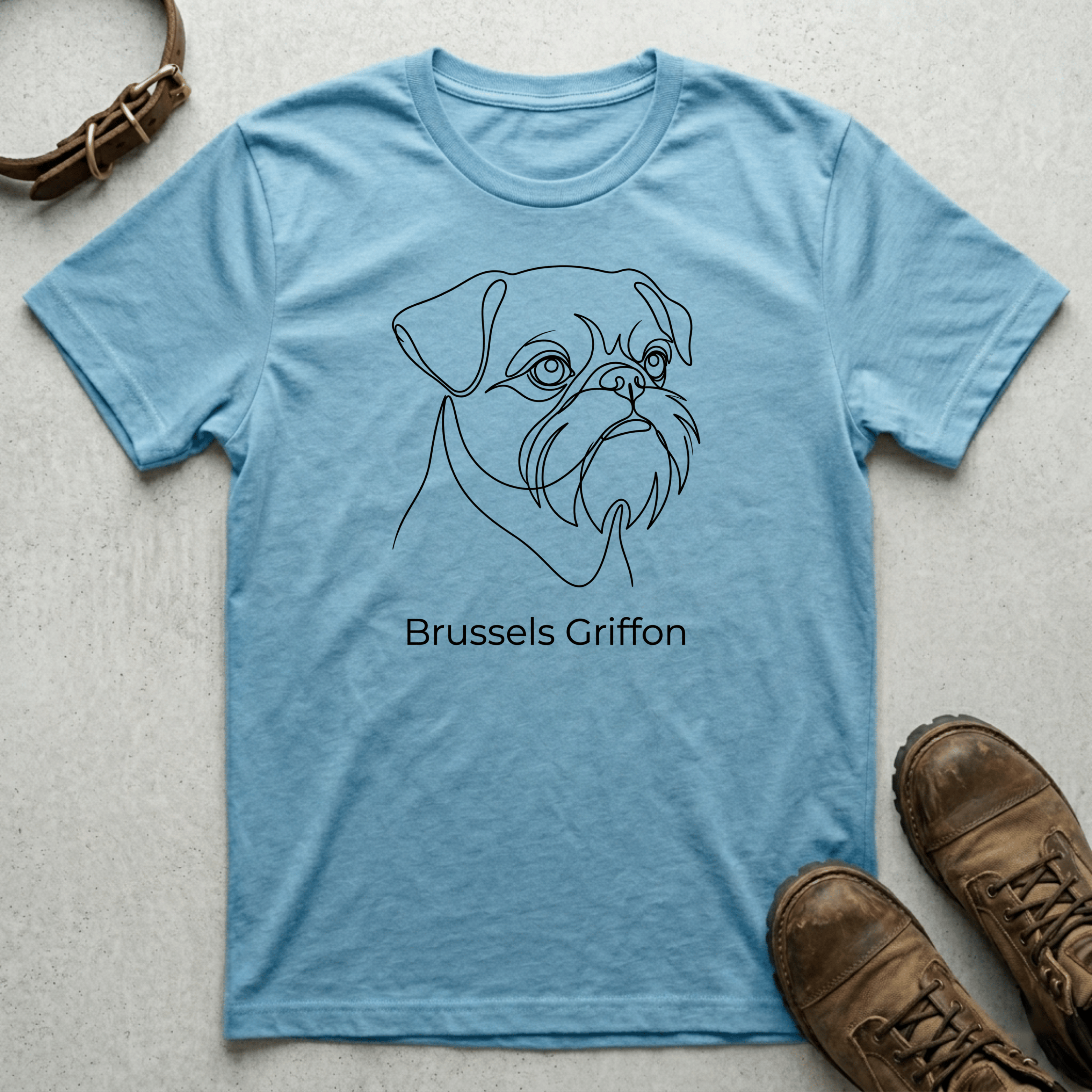 Brussels Griffon - Single Line