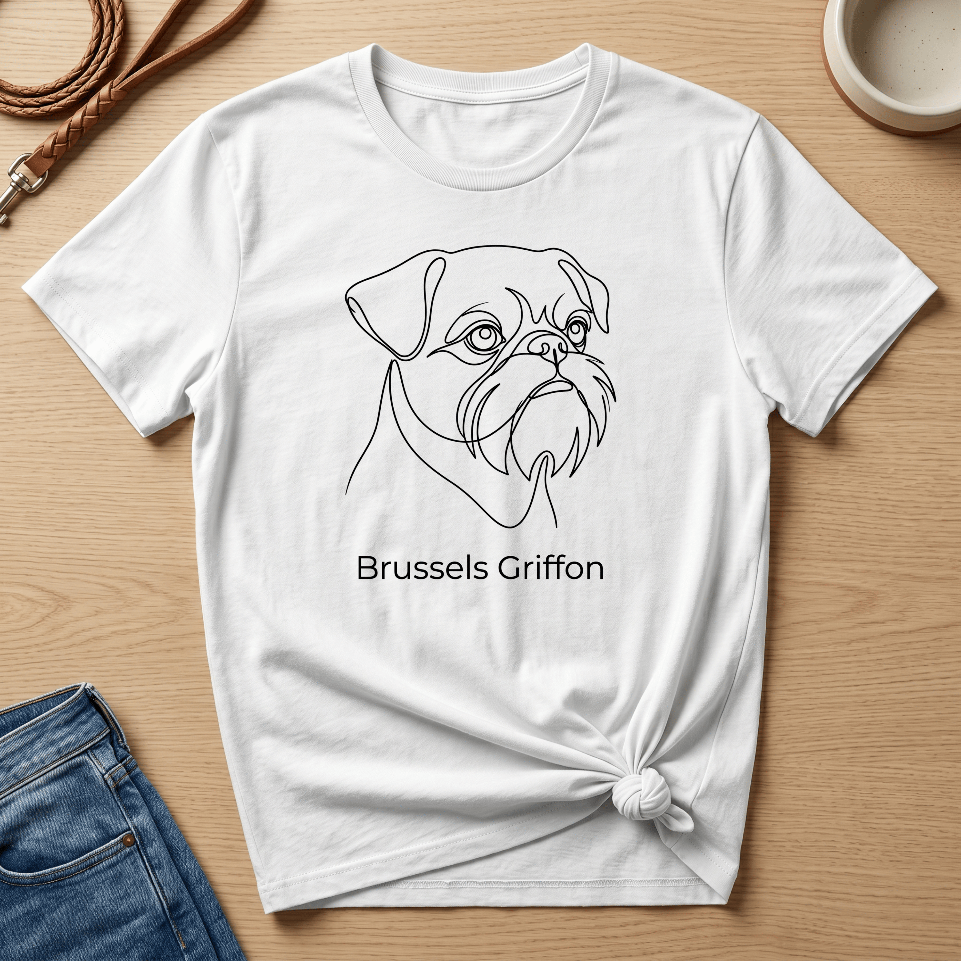 Brussels Griffon - Single Line