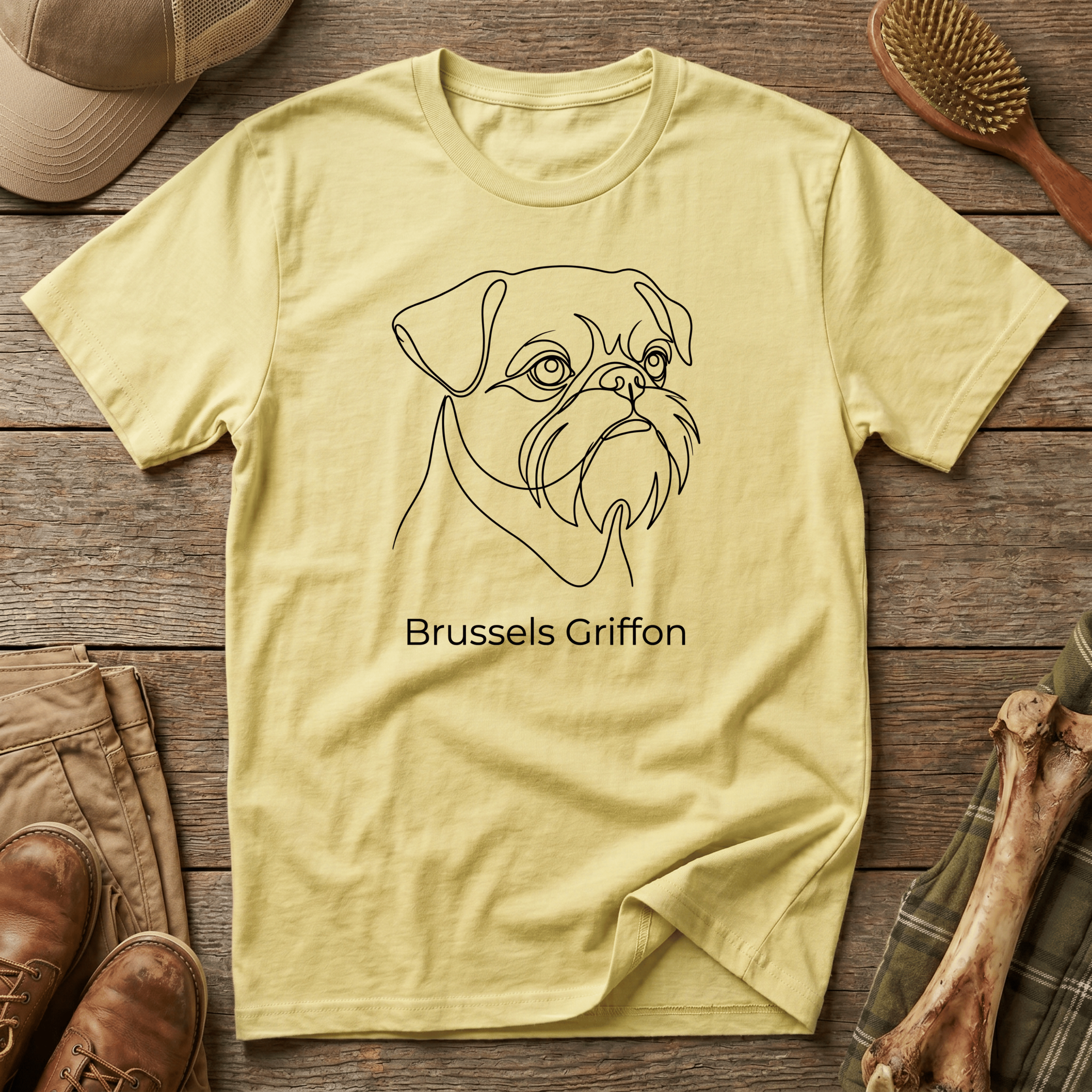 Brussels Griffon - Single Line