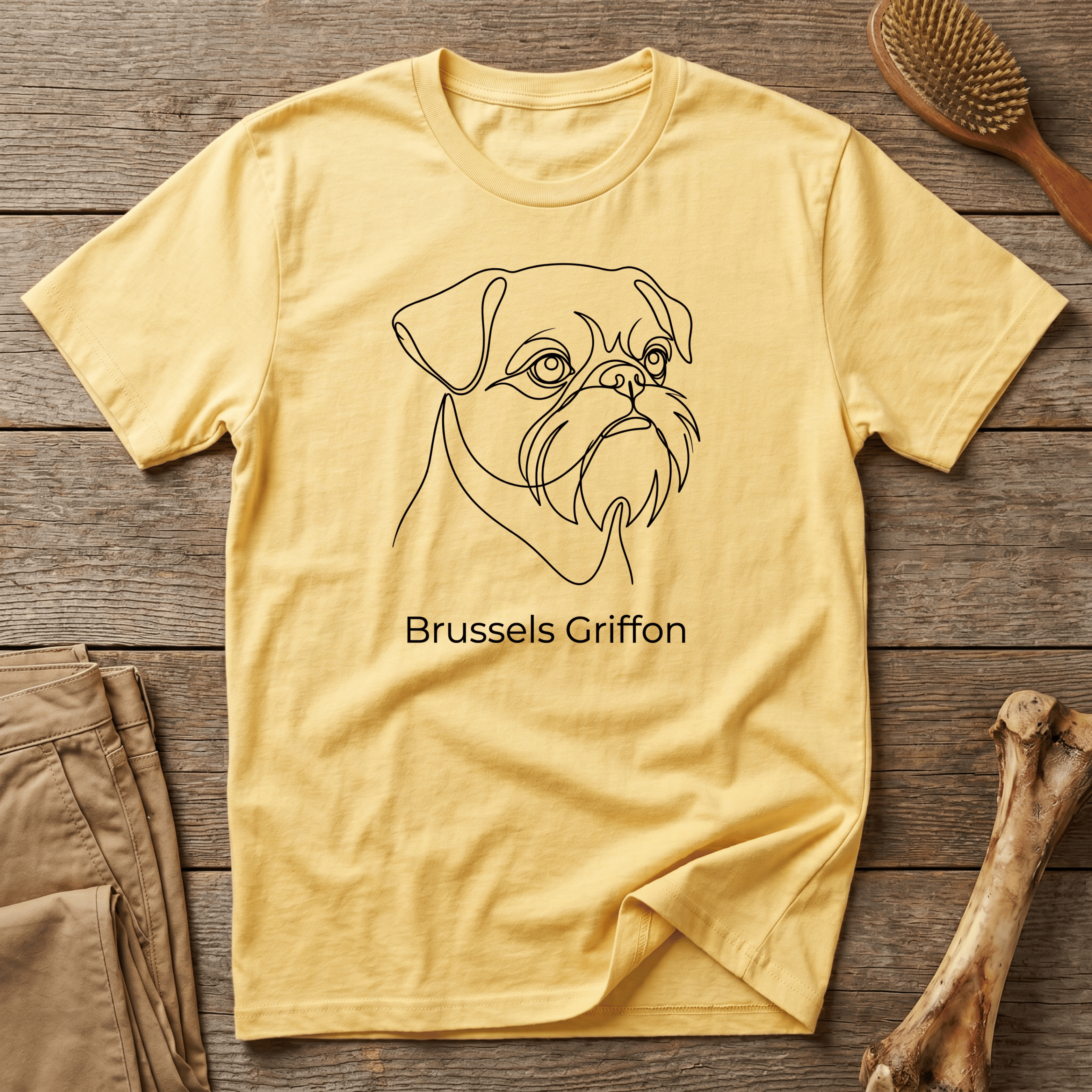 Brussels Griffon - Single Line