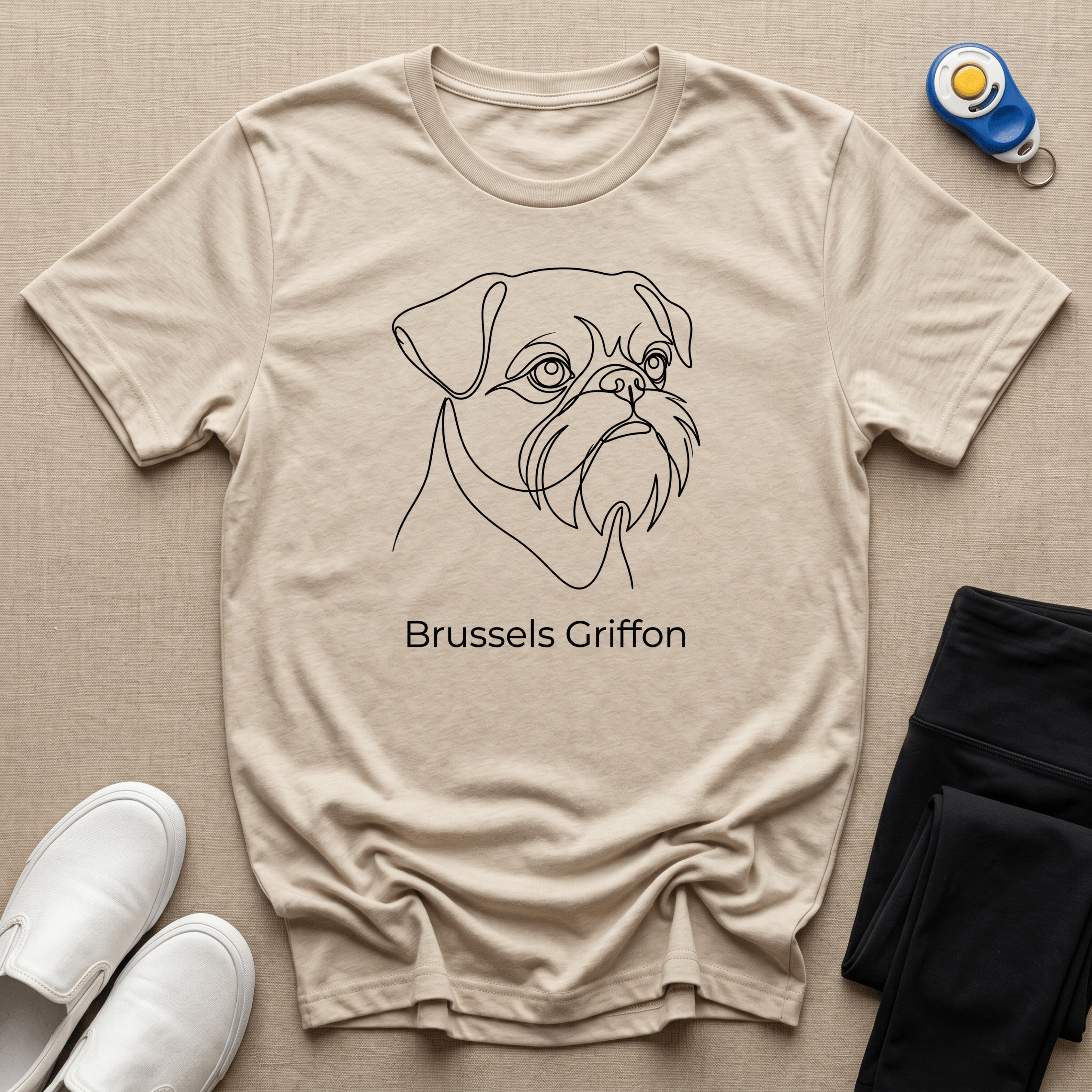 Brussels Griffon - Single Line