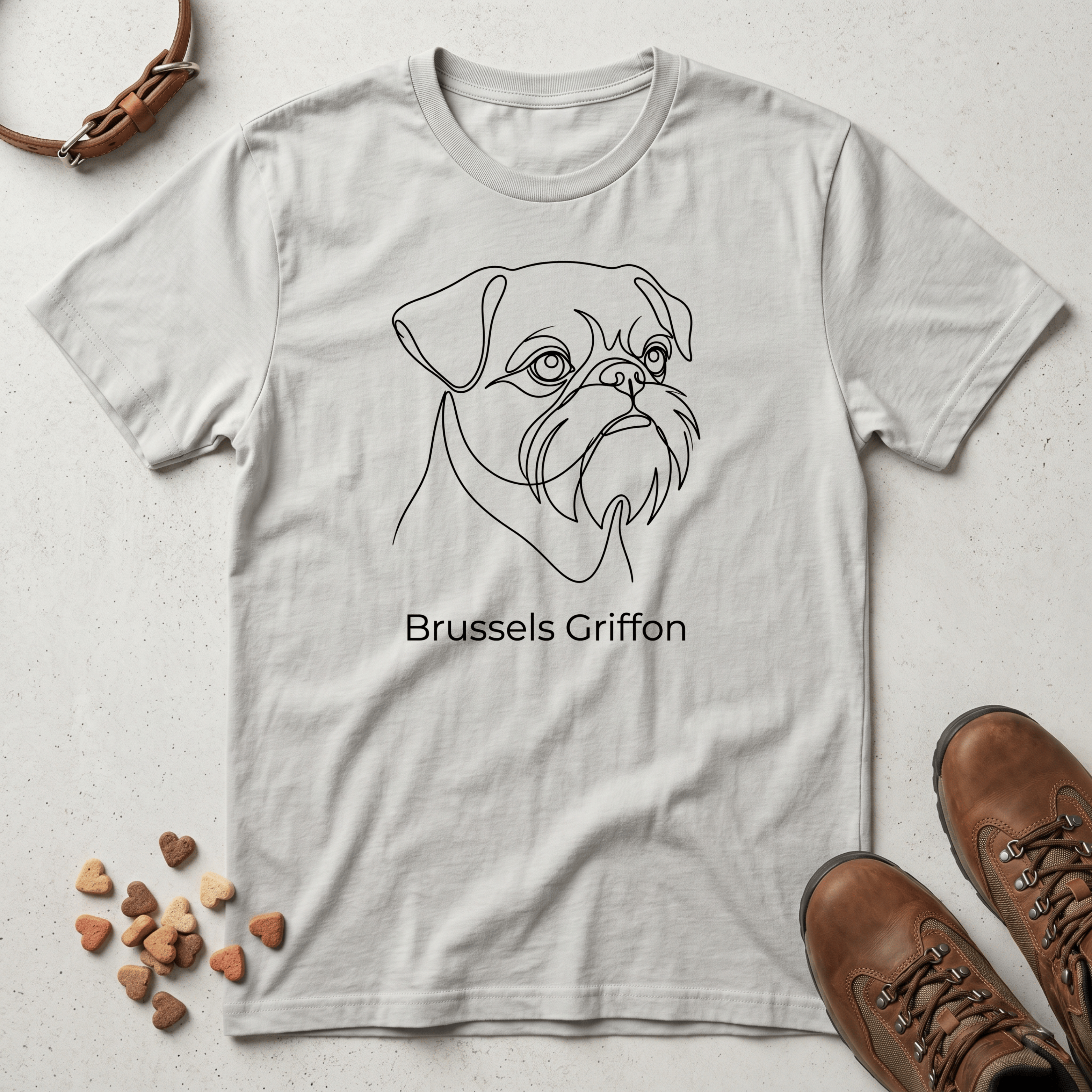 Brussels Griffon - Single Line