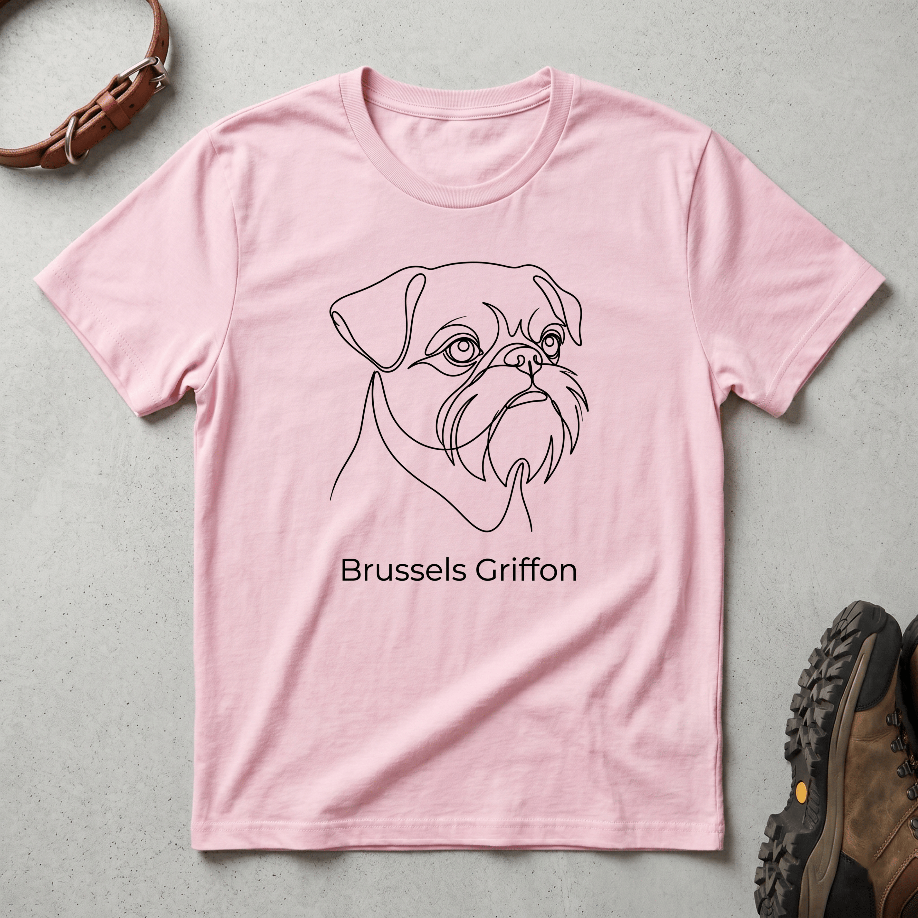 Brussels Griffon - Single Line
