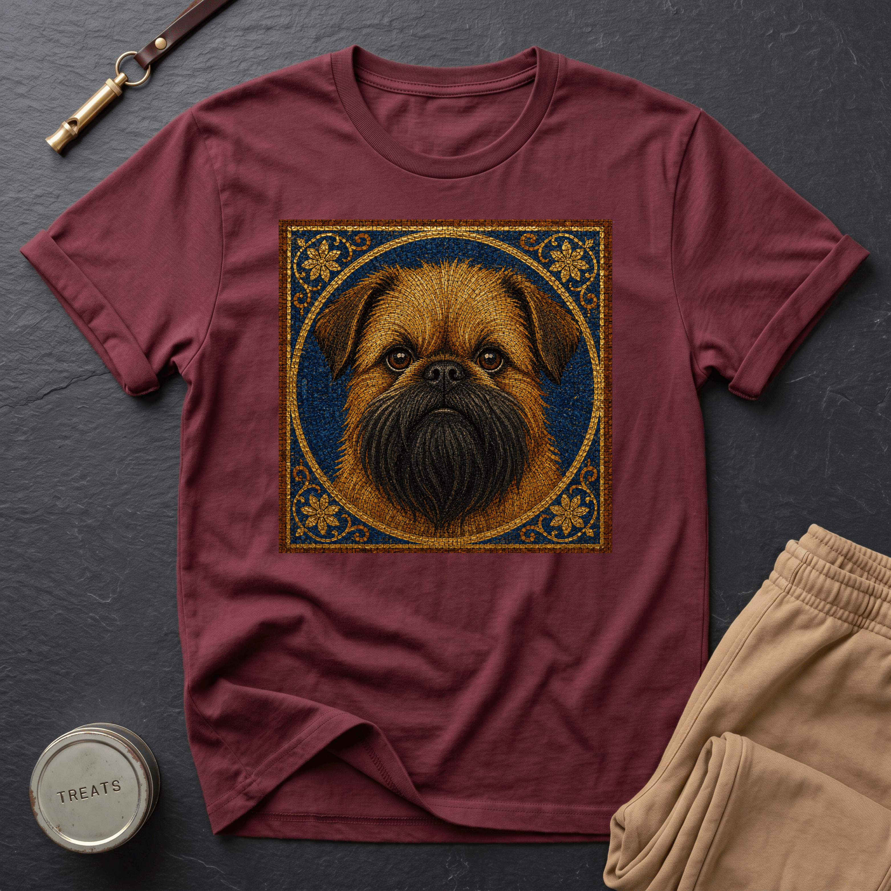 Brussels Griffon - Portrait (Black)