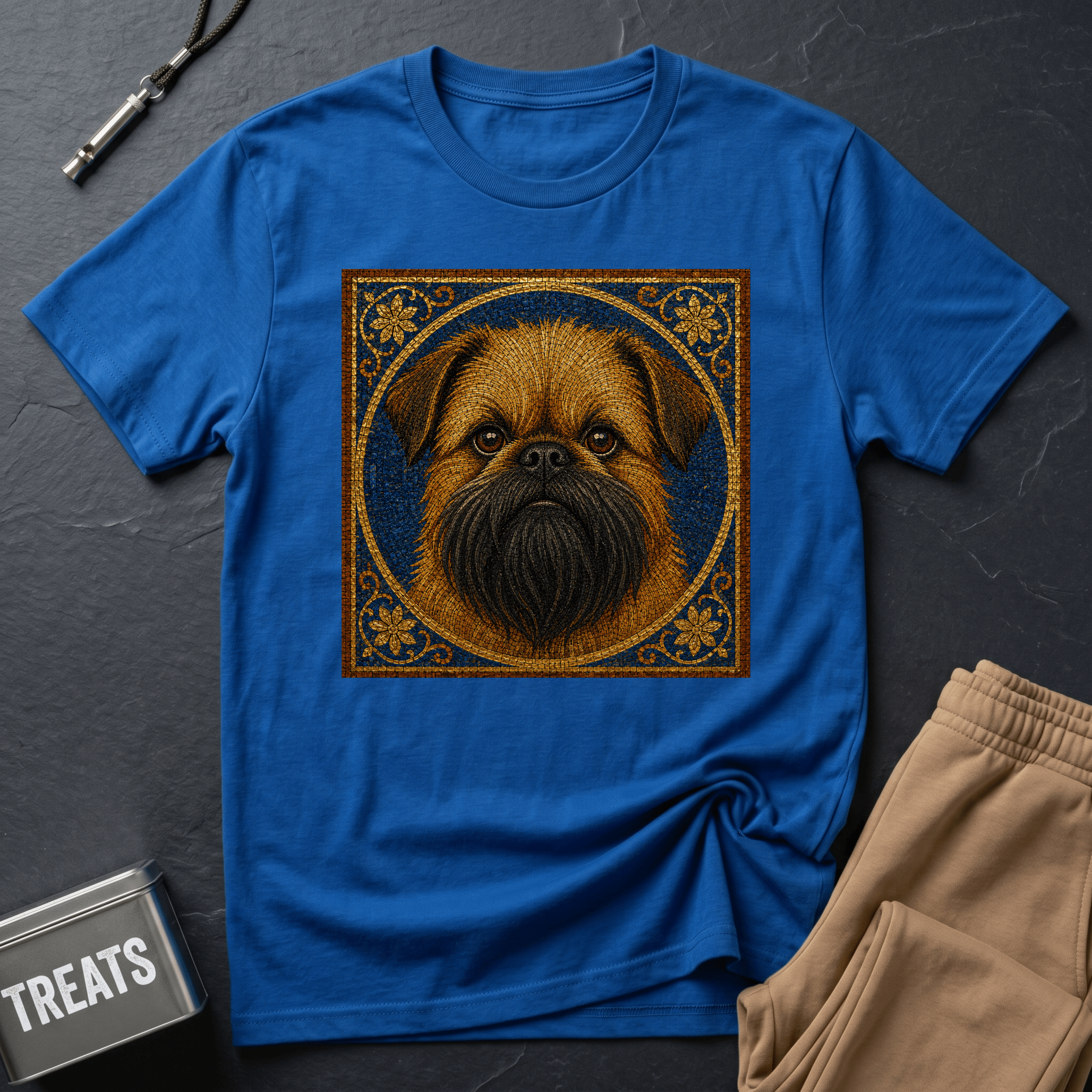 Brussels Griffon - Portrait (Black)