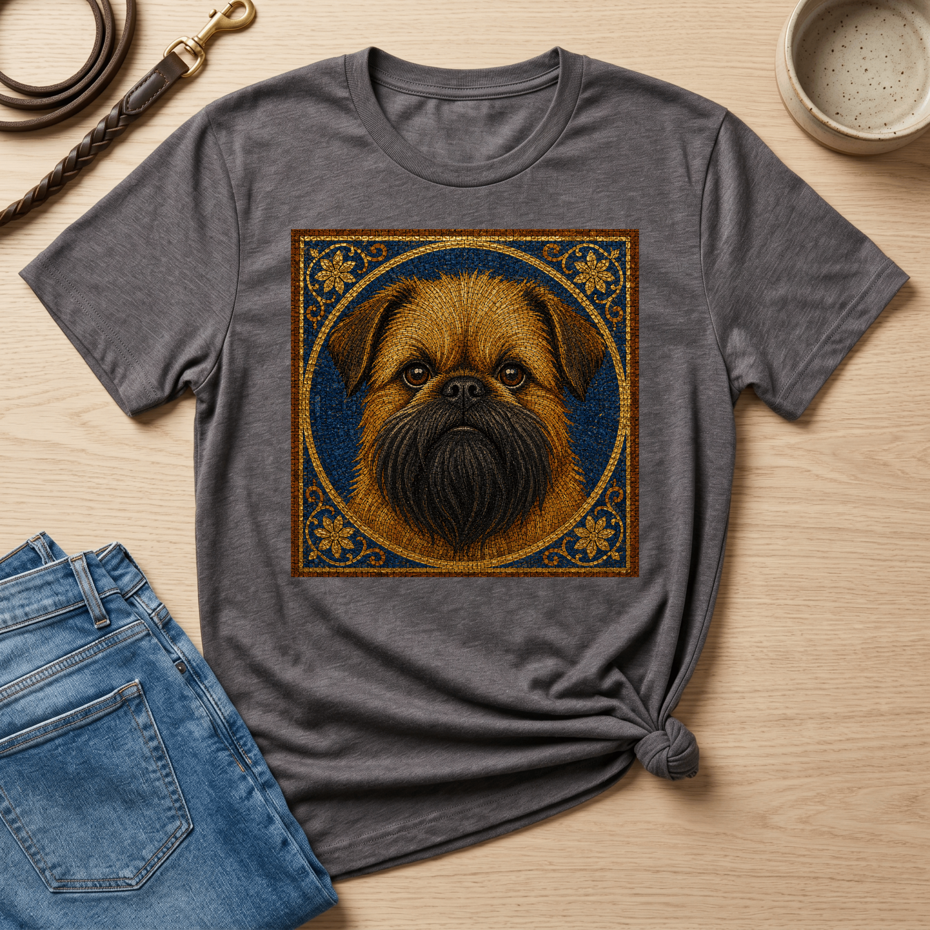Brussels Griffon - Portrait (Black)