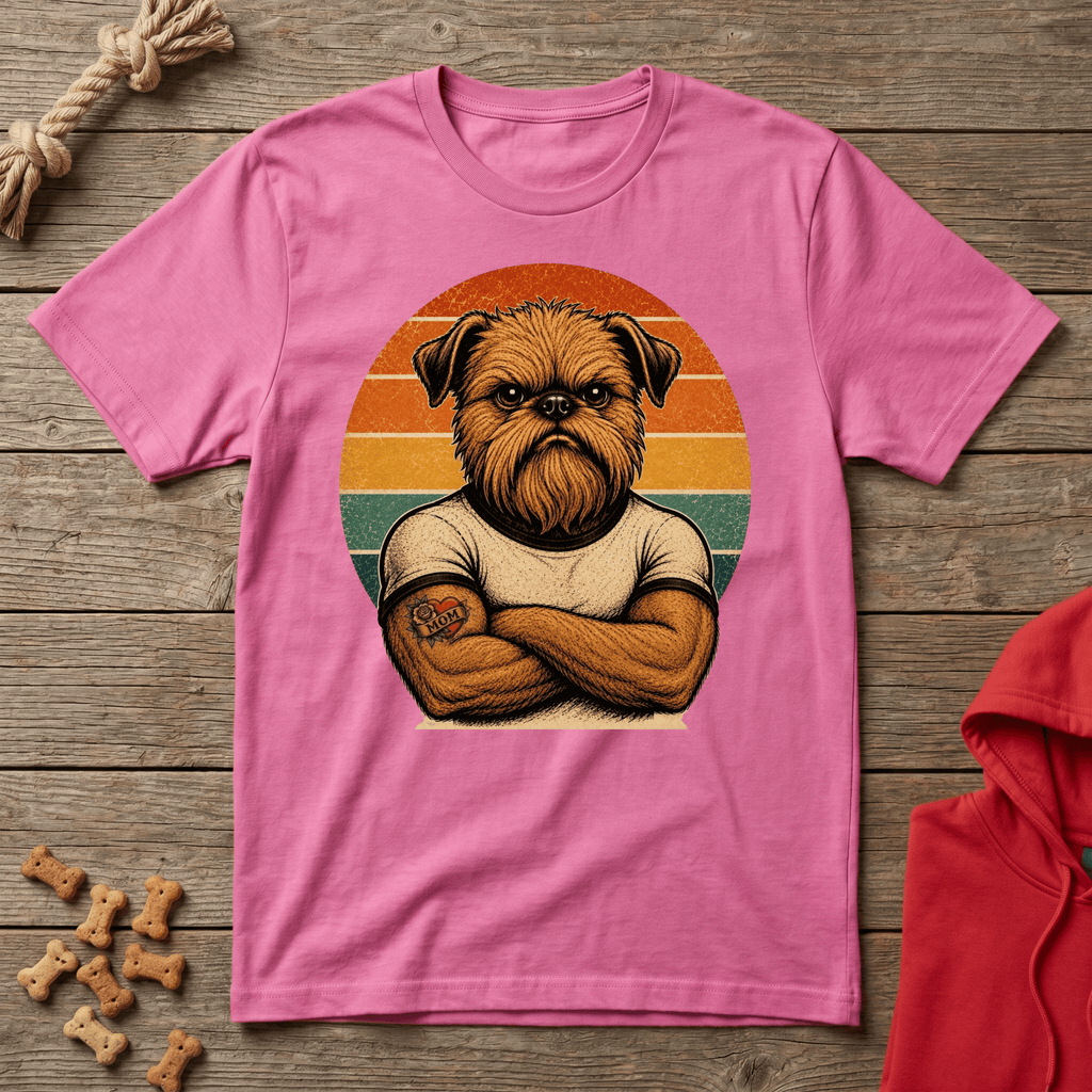 Griffon bruxellois - Tatouage de muscles