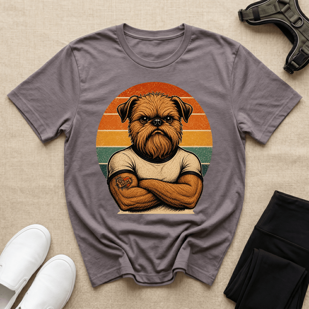 Griffon bruxellois - Tatouage de muscles
