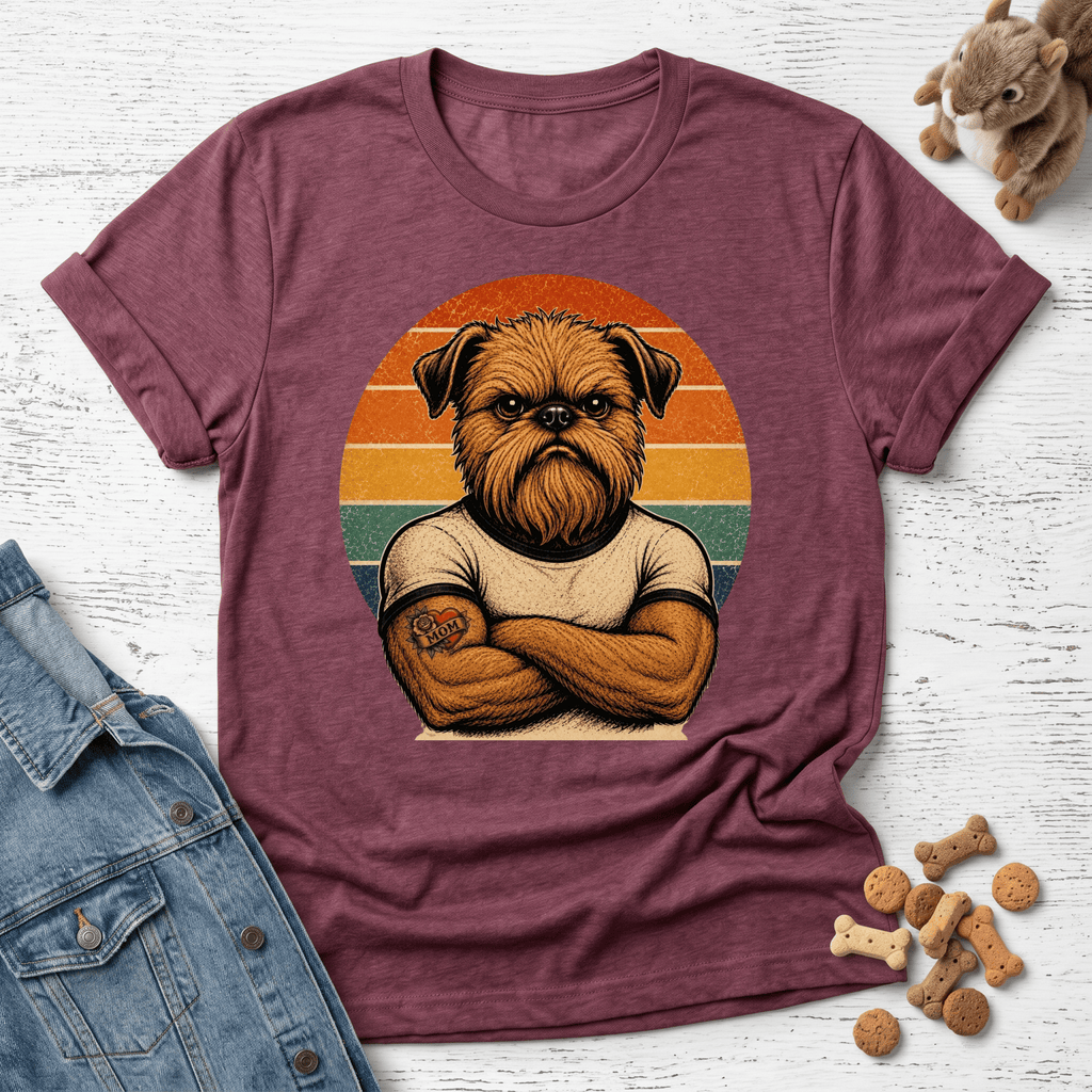 Griffon bruxellois - Tatouage de muscles