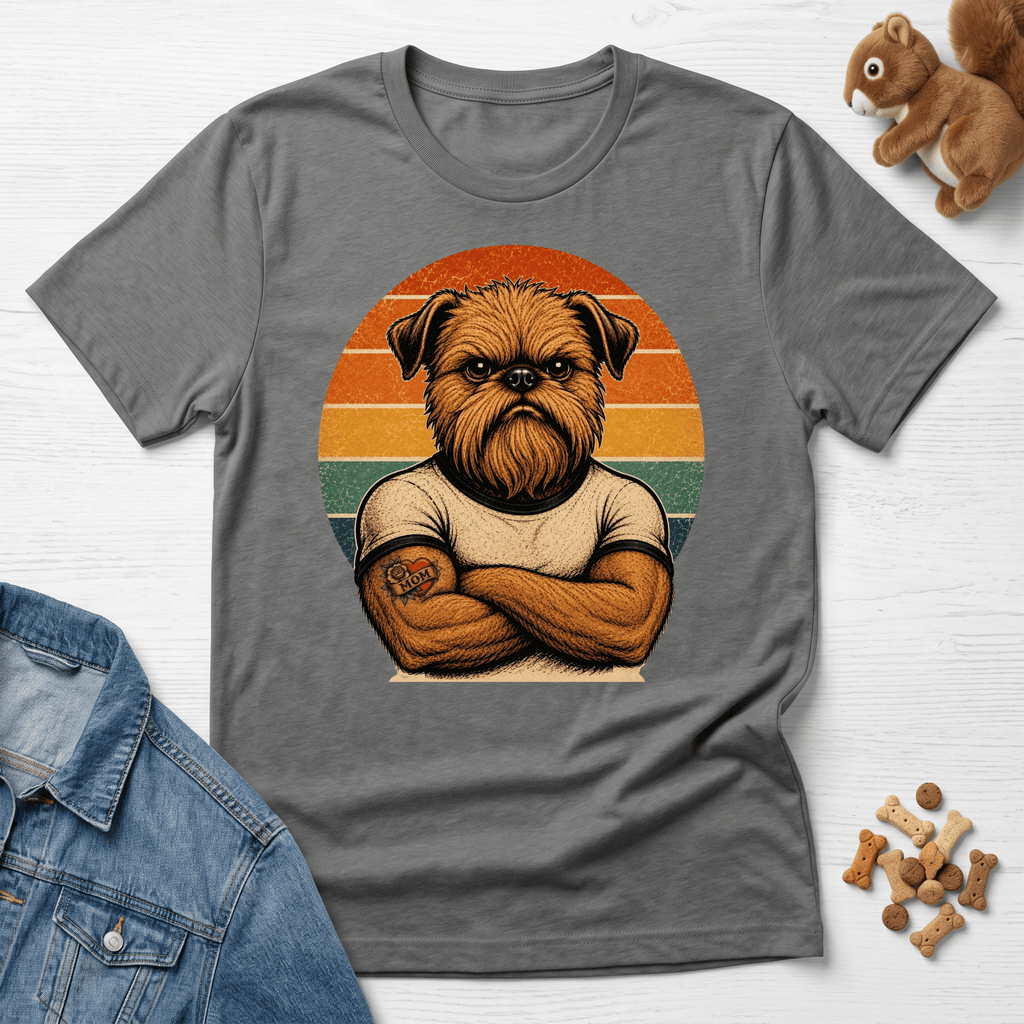 Griffon bruxellois - Tatouage de muscles