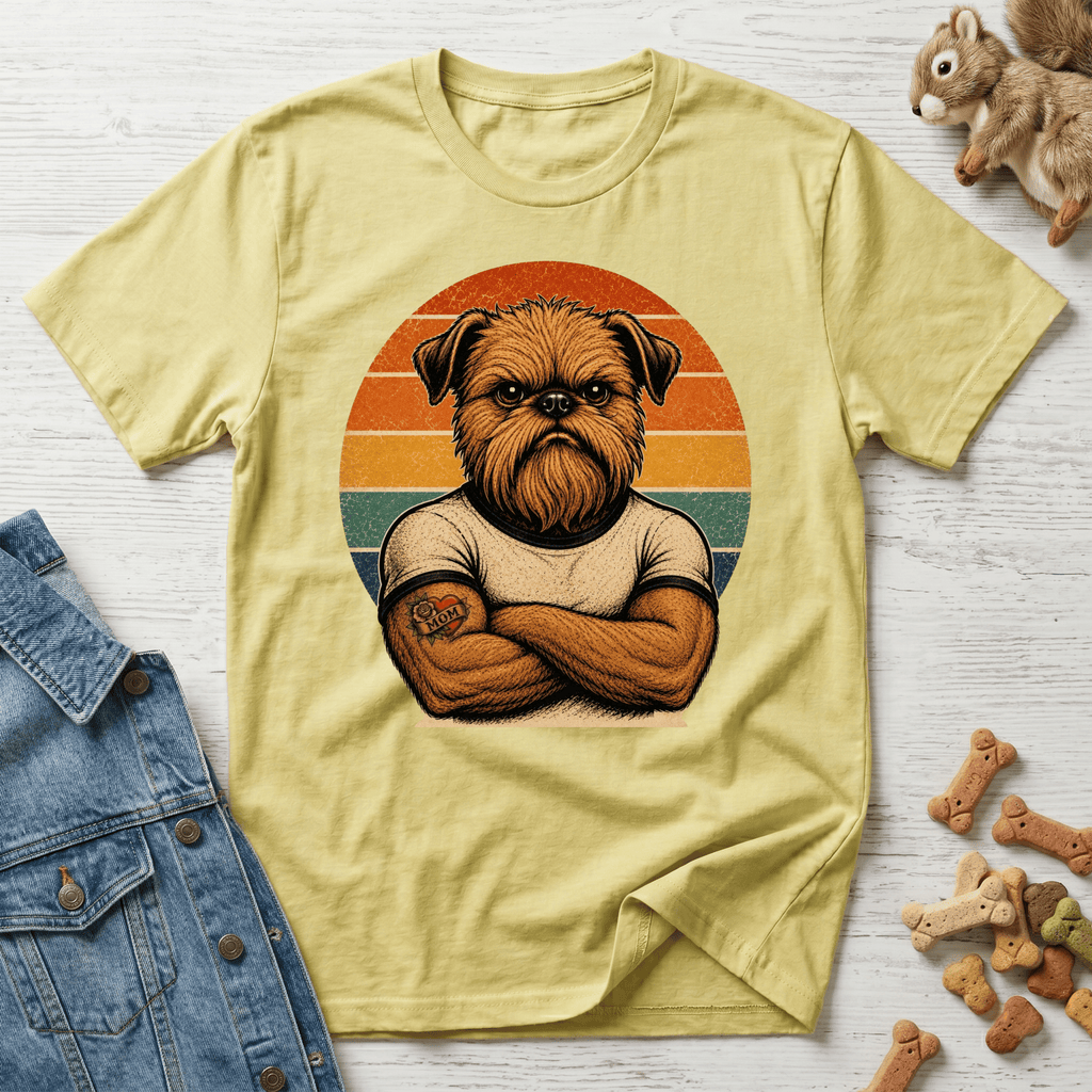 Griffon bruxellois - Tatouage de muscles