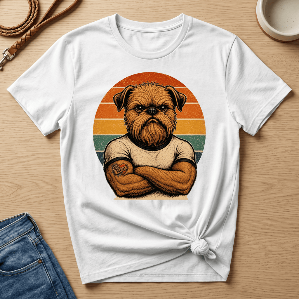 Griffon bruxellois - Tatouage de muscles