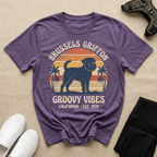 Brussels Griffon - 70s Vintage Sunset