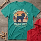 Brussels Griffon - 70s Vintage Sunset