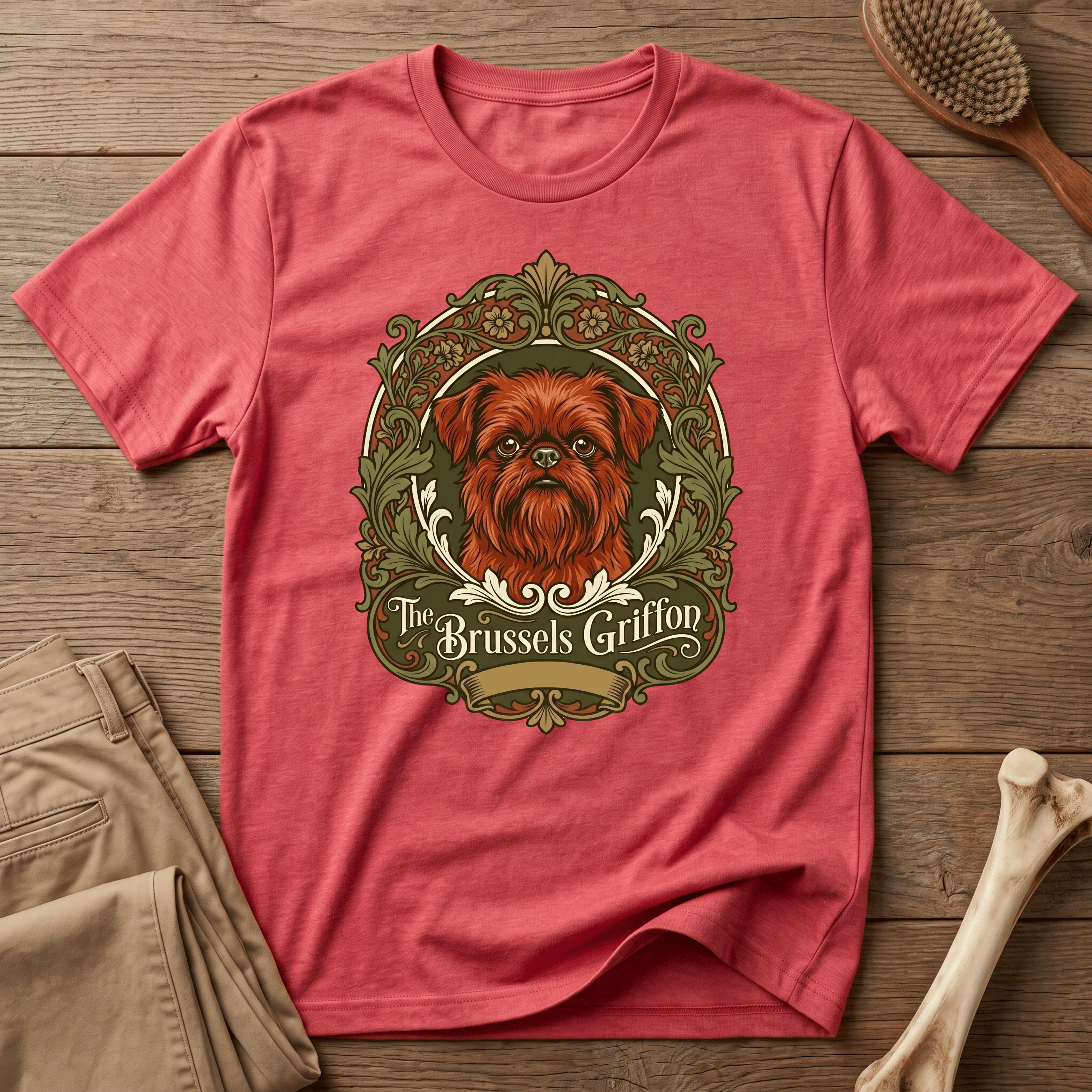 Brussels Griffon - Badge Style