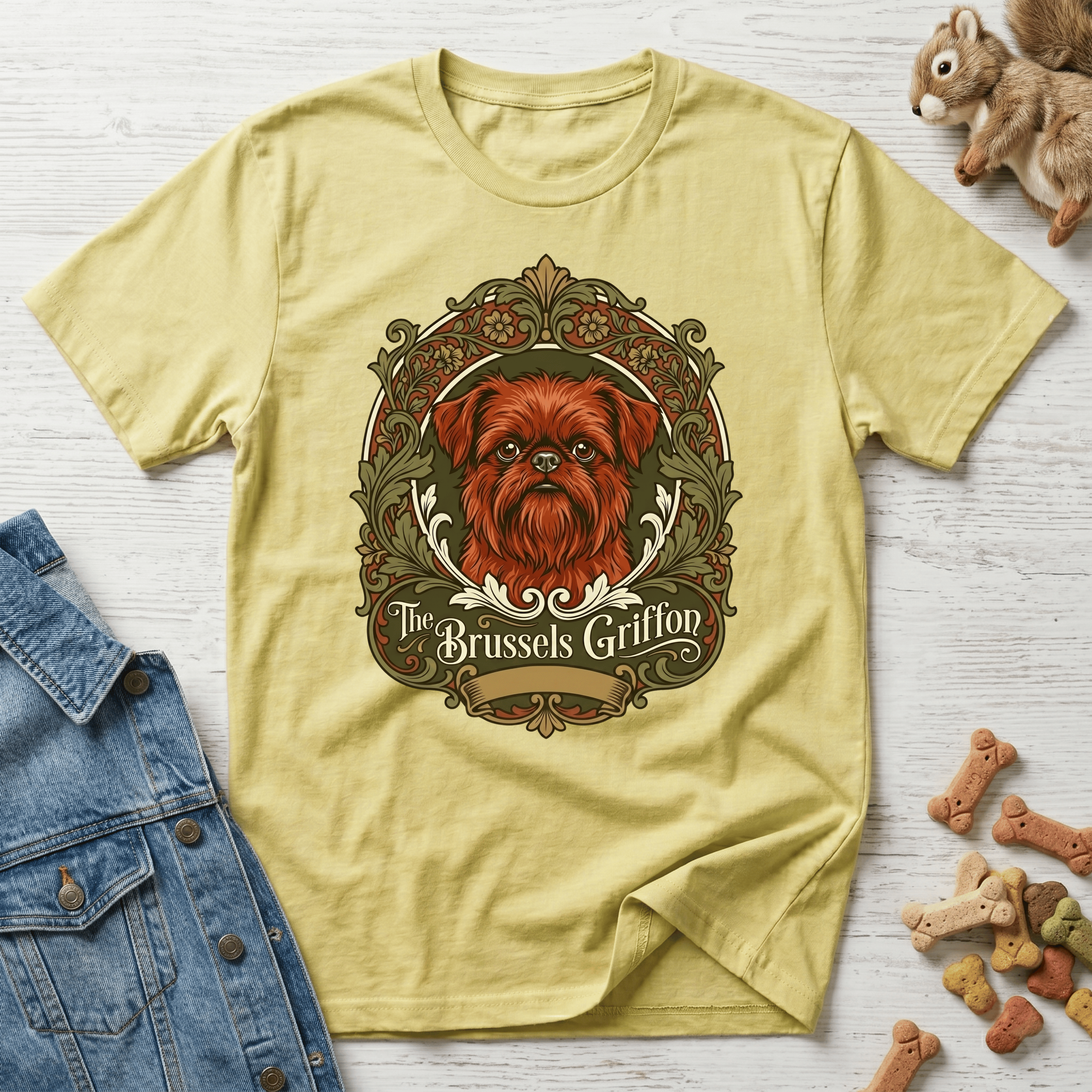 Brussels Griffon - Badge Style