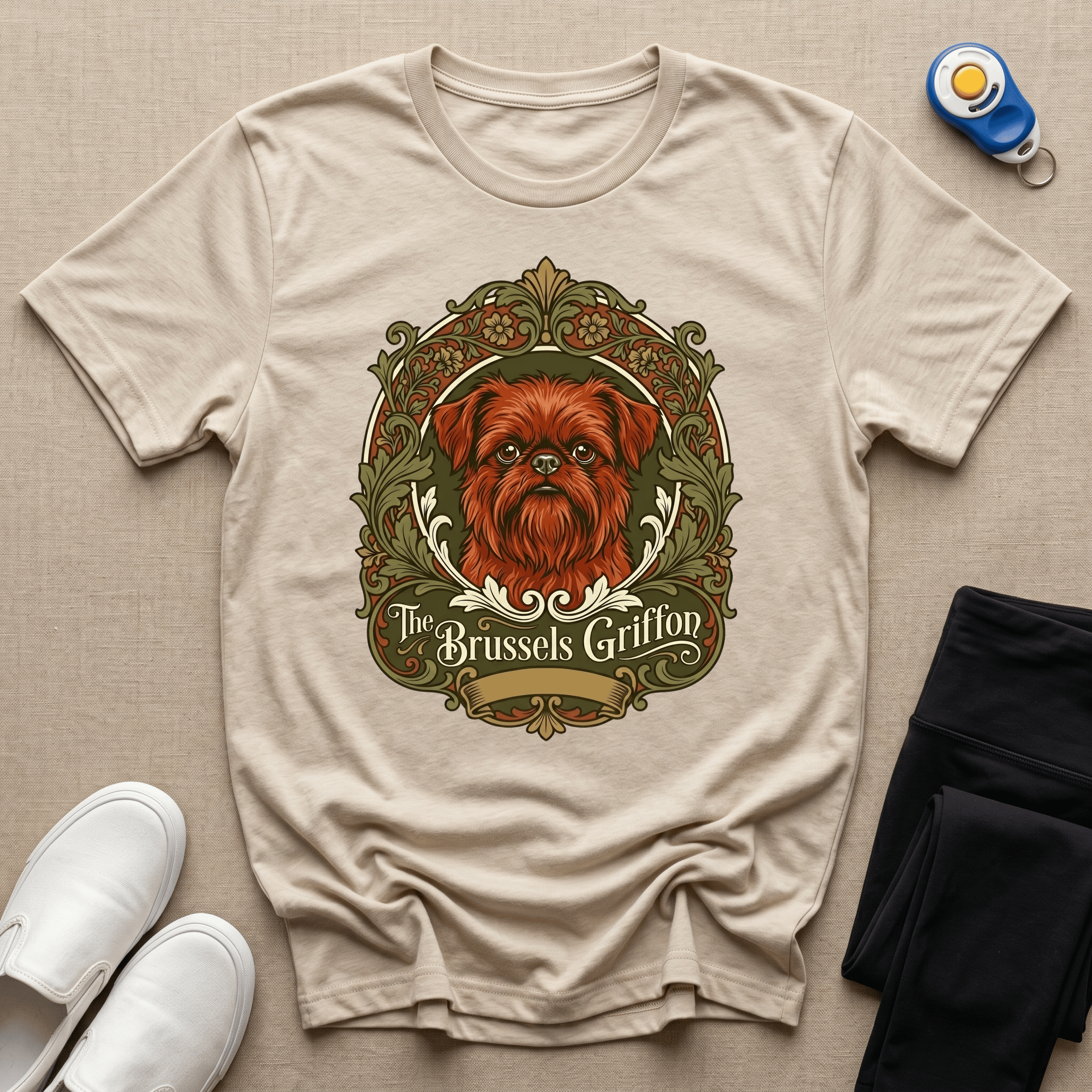 Brussels Griffon - Badge Style