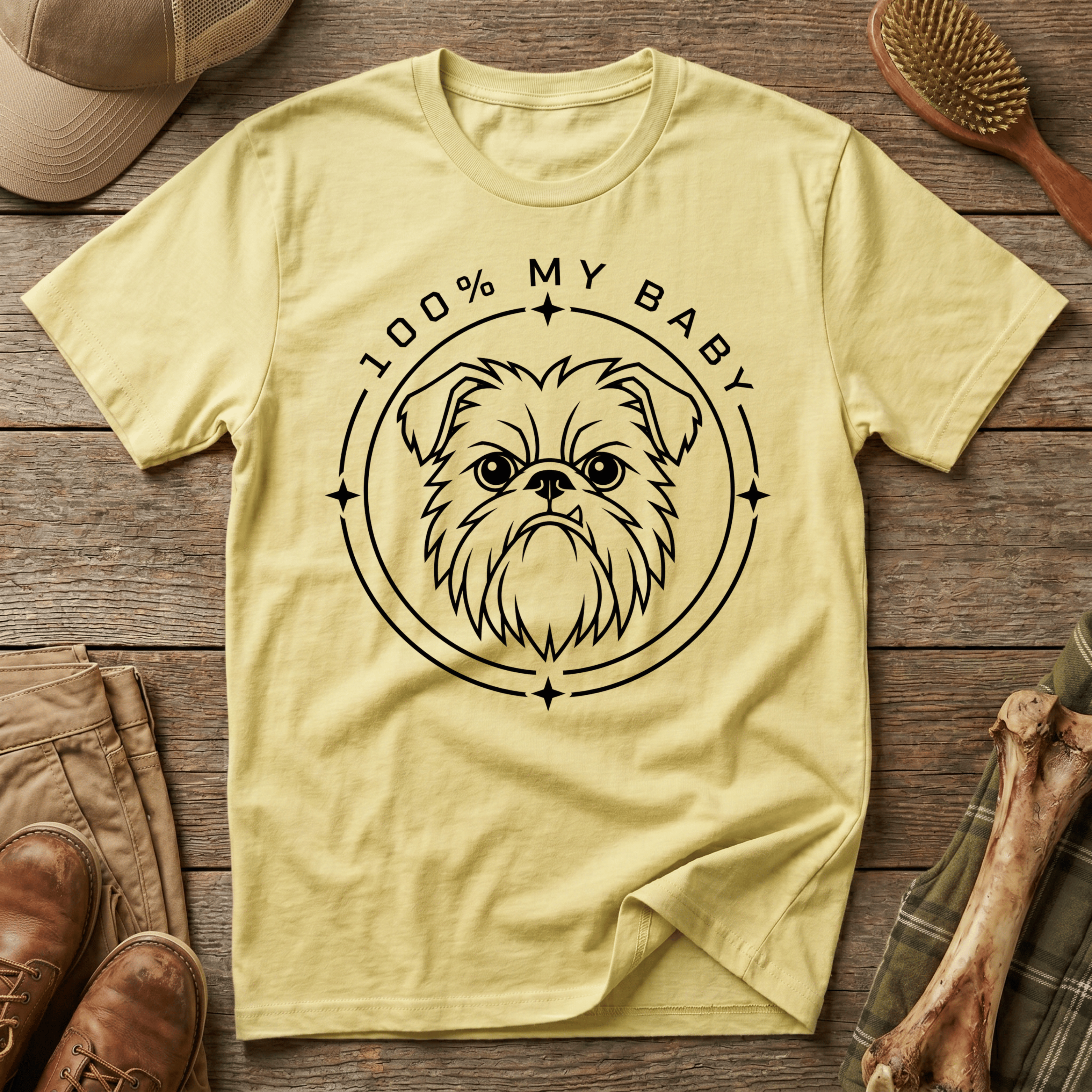Brussels Griffon - Line Art
