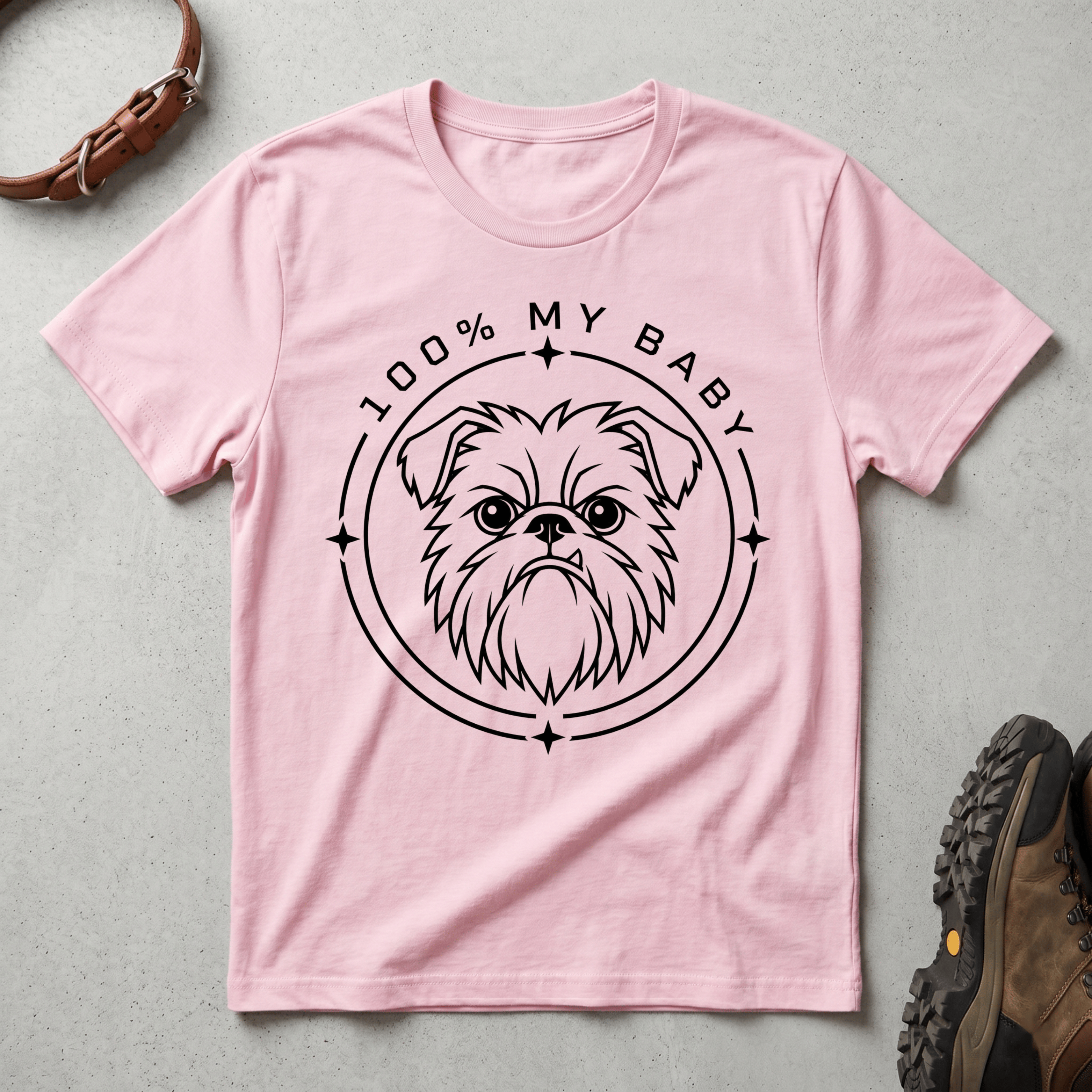Brussels Griffon - Line Art