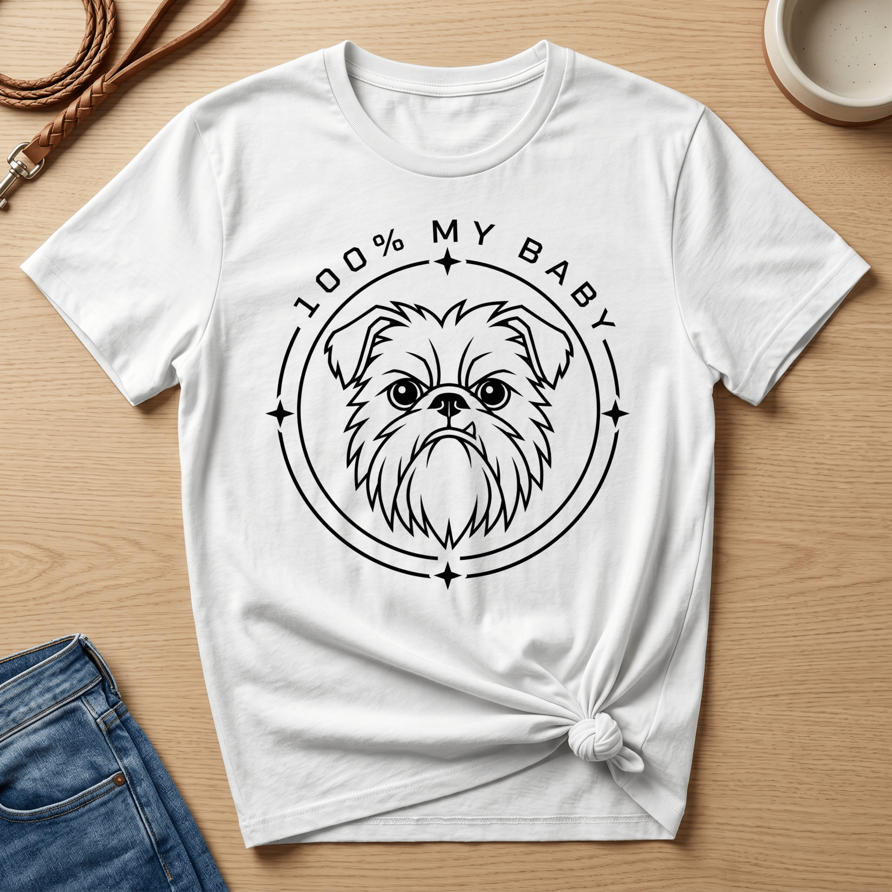 Brussels Griffon - Line Art