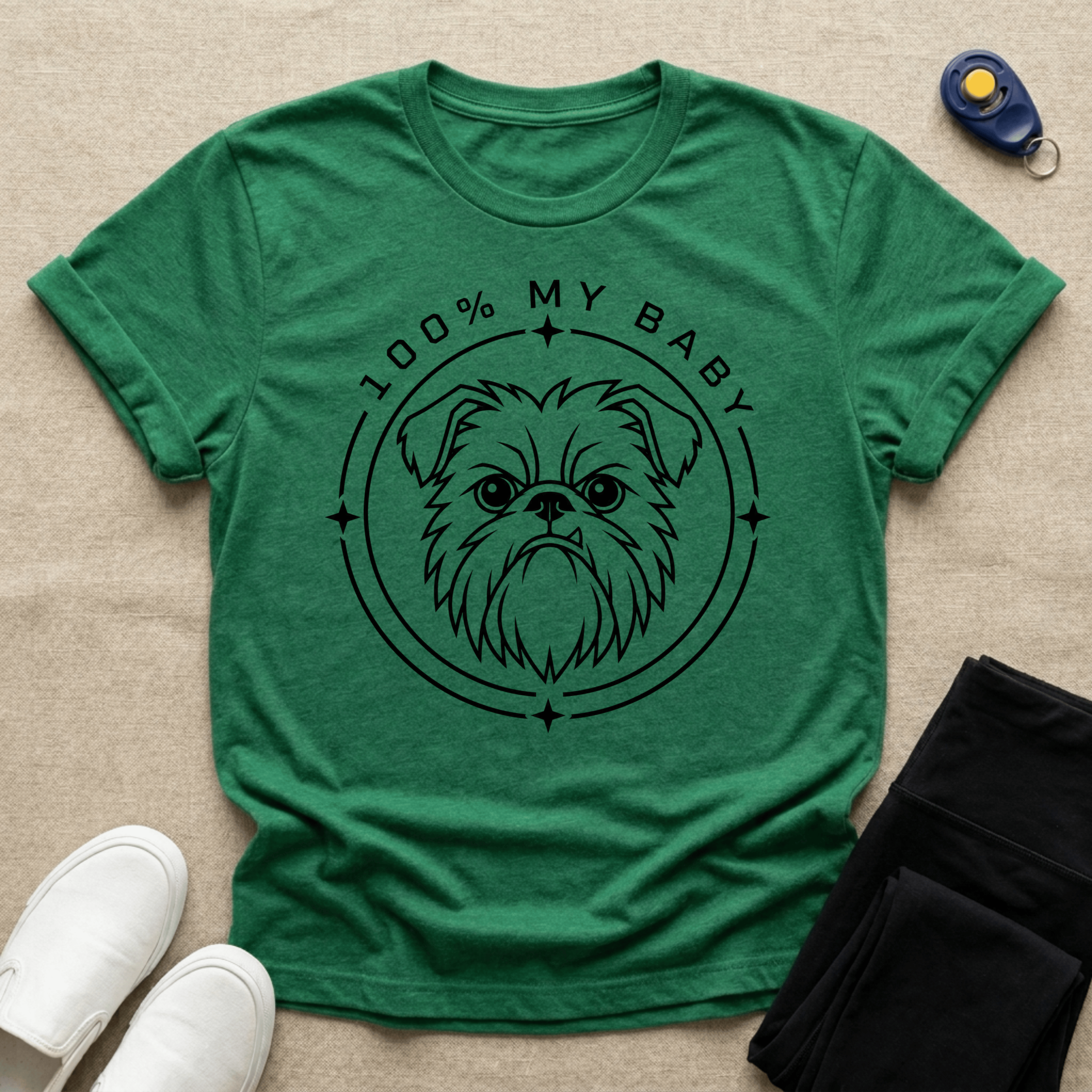 Brussels Griffon - Line Art