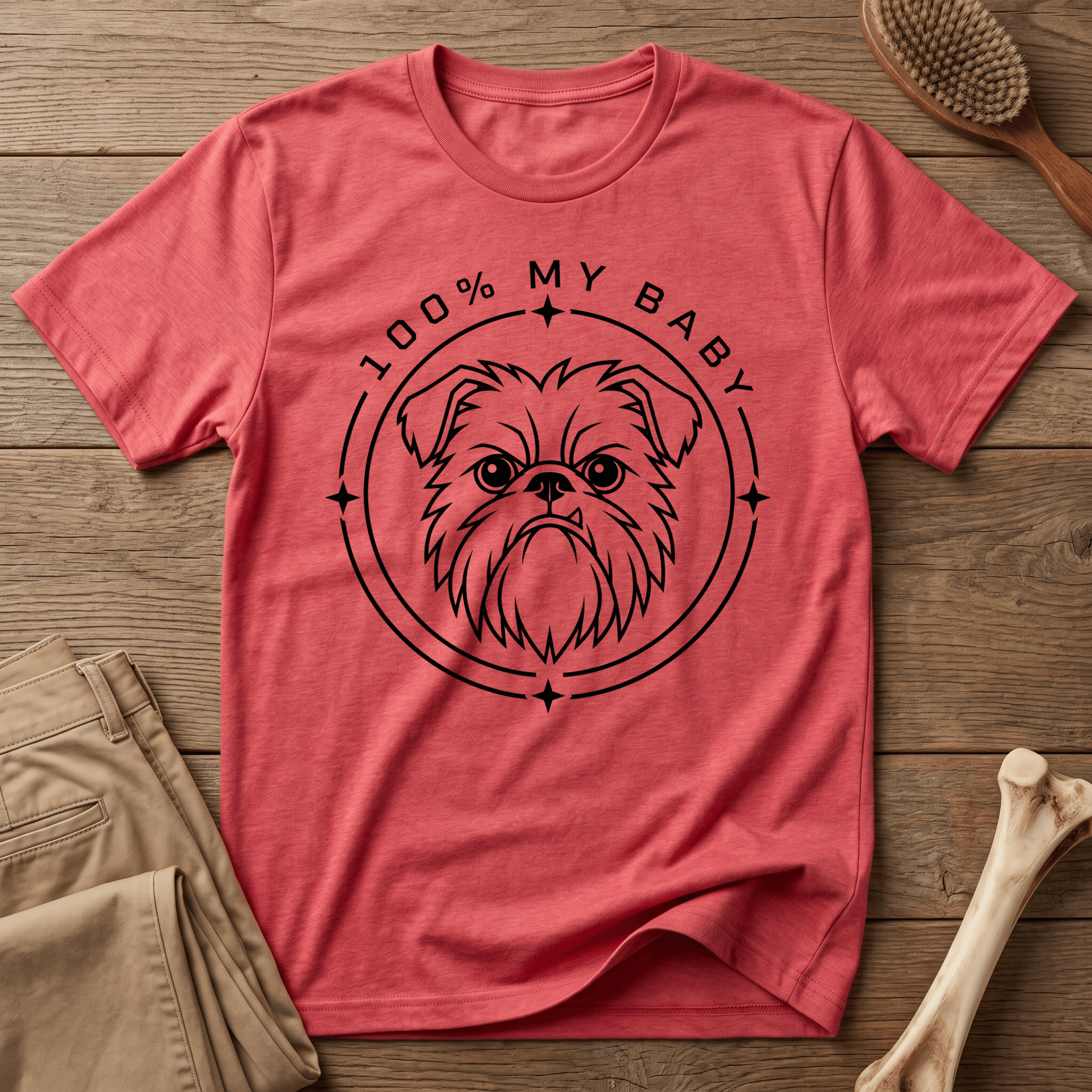 Brussels Griffon - Line Art