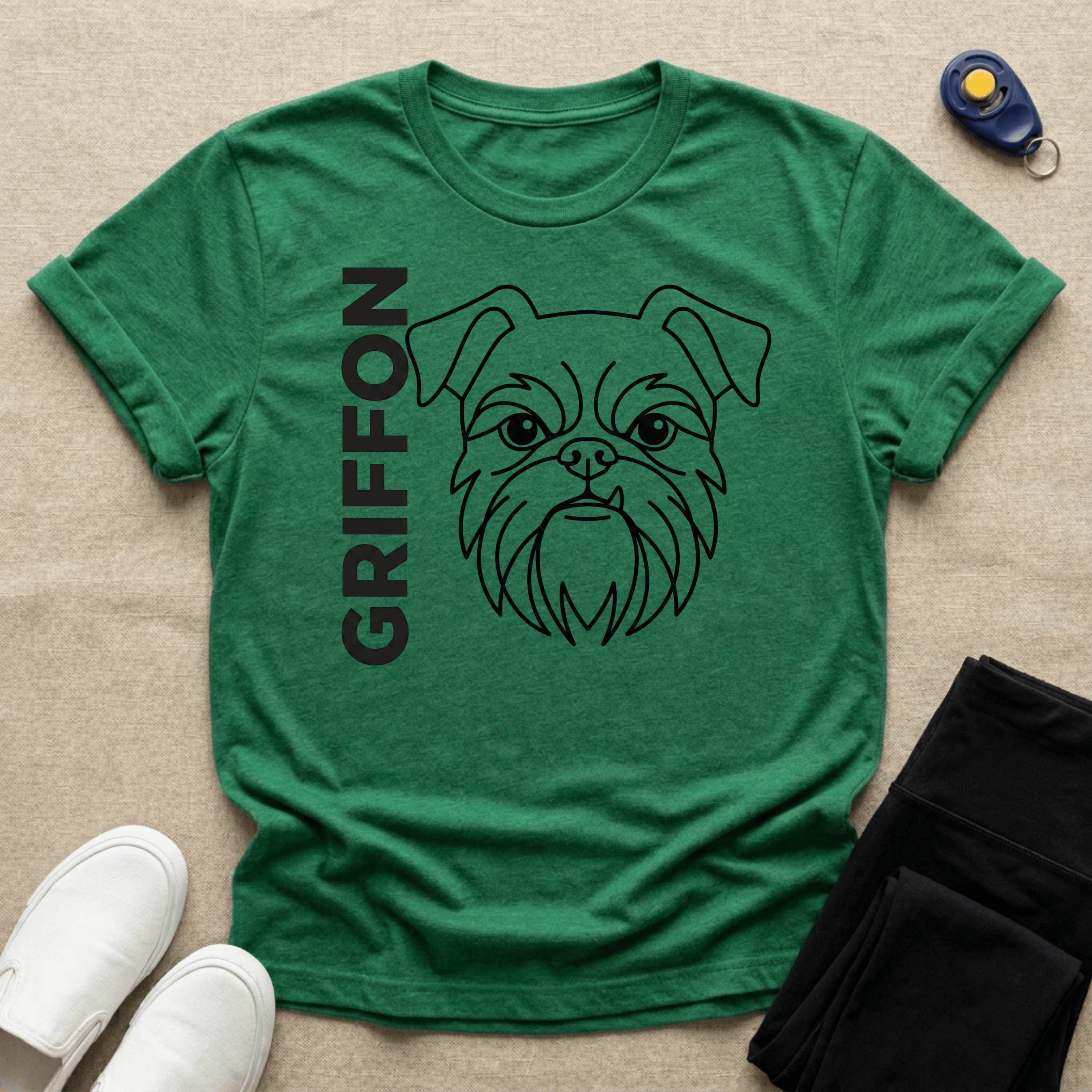 Brussels Griffon - Flat Vector