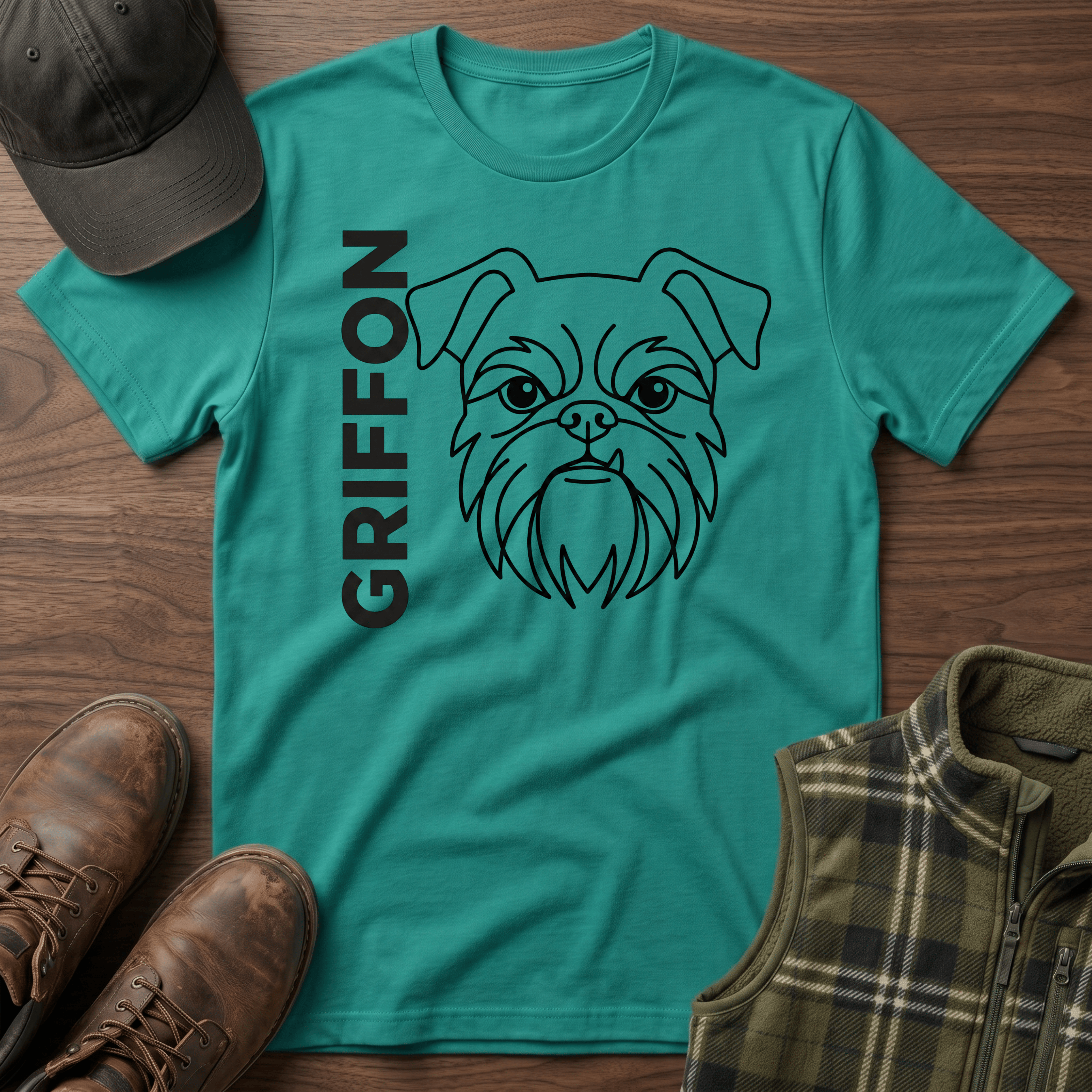 Brussels Griffon - Flat Vector