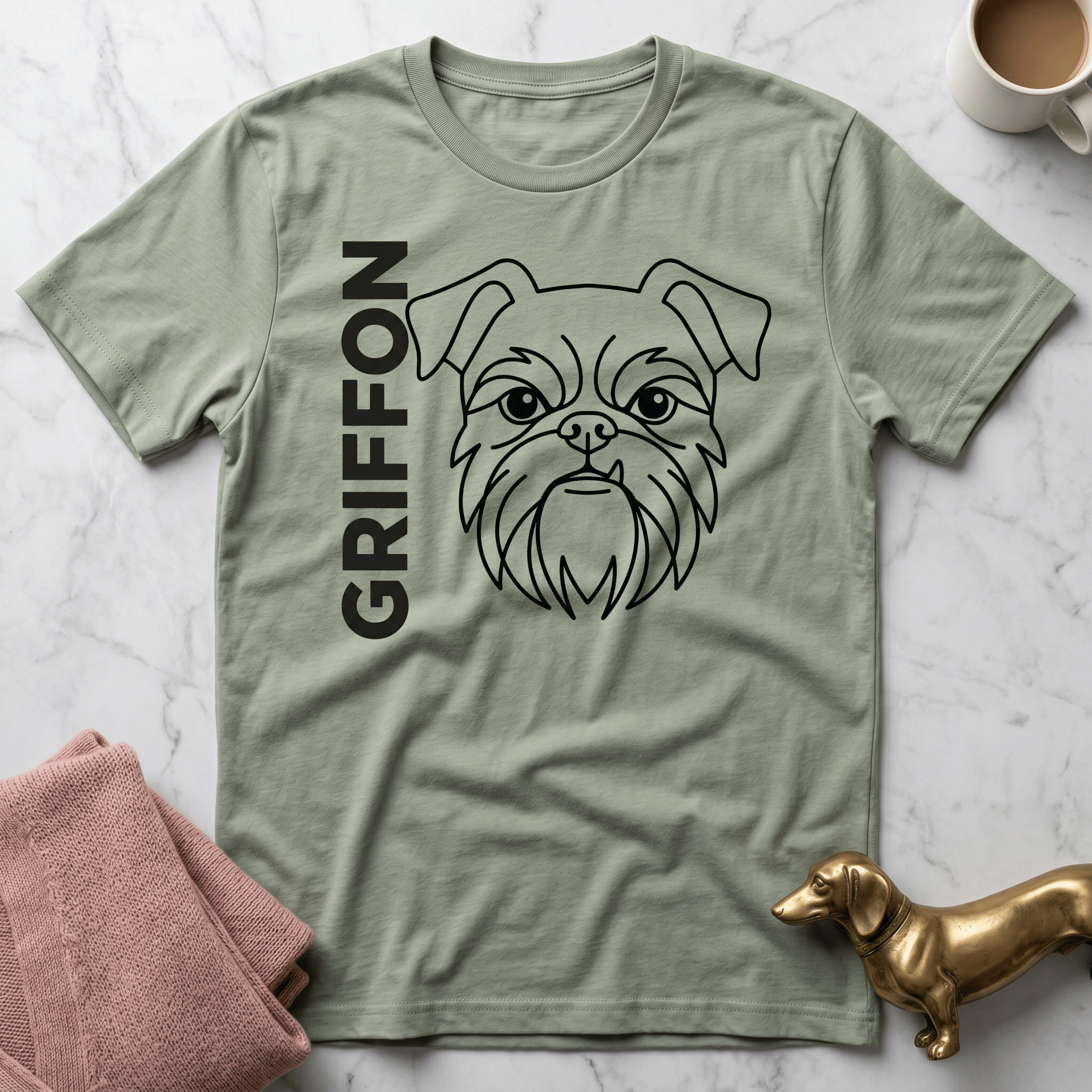 Brussels Griffon - Flat Vector