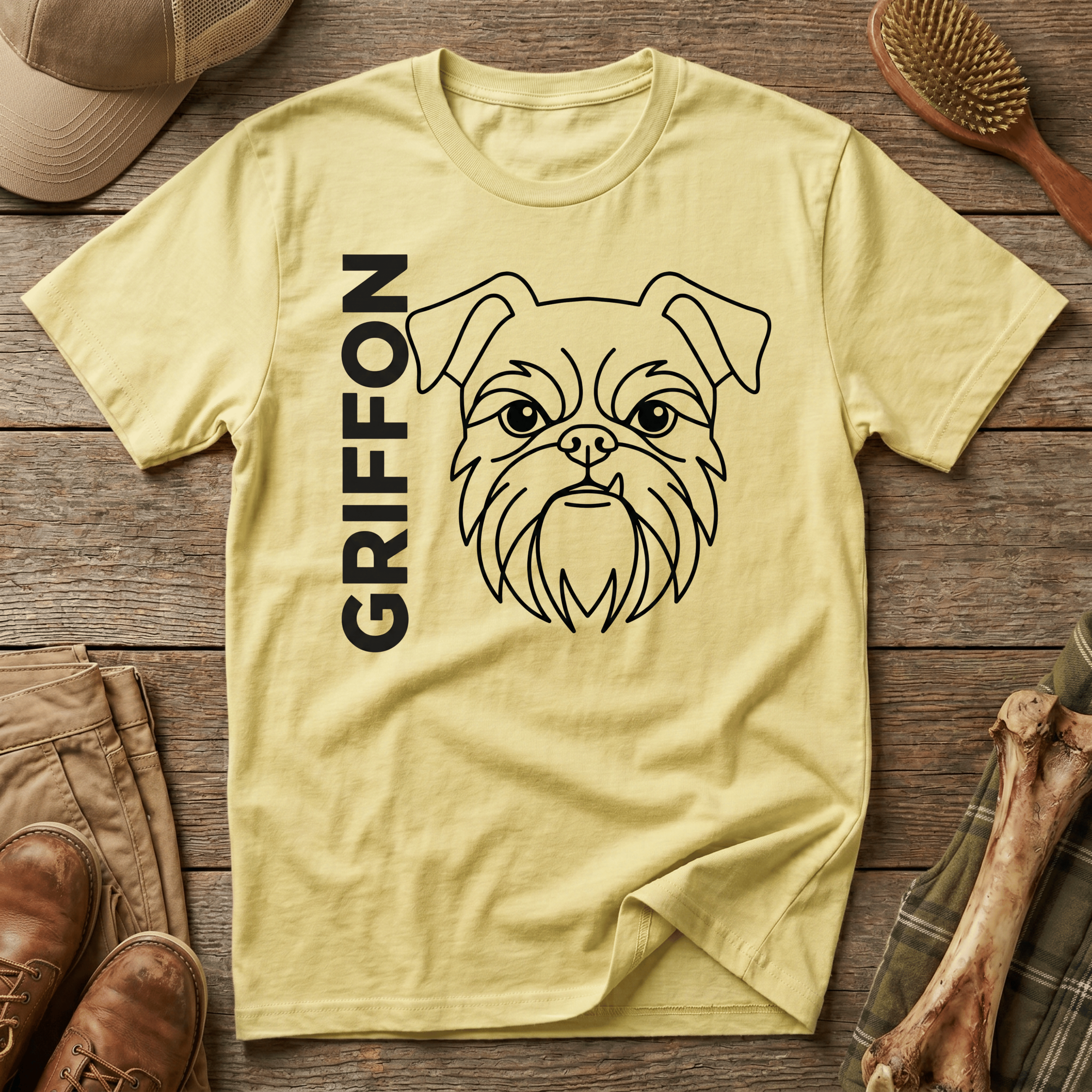 Brussels Griffon - Flat Vector