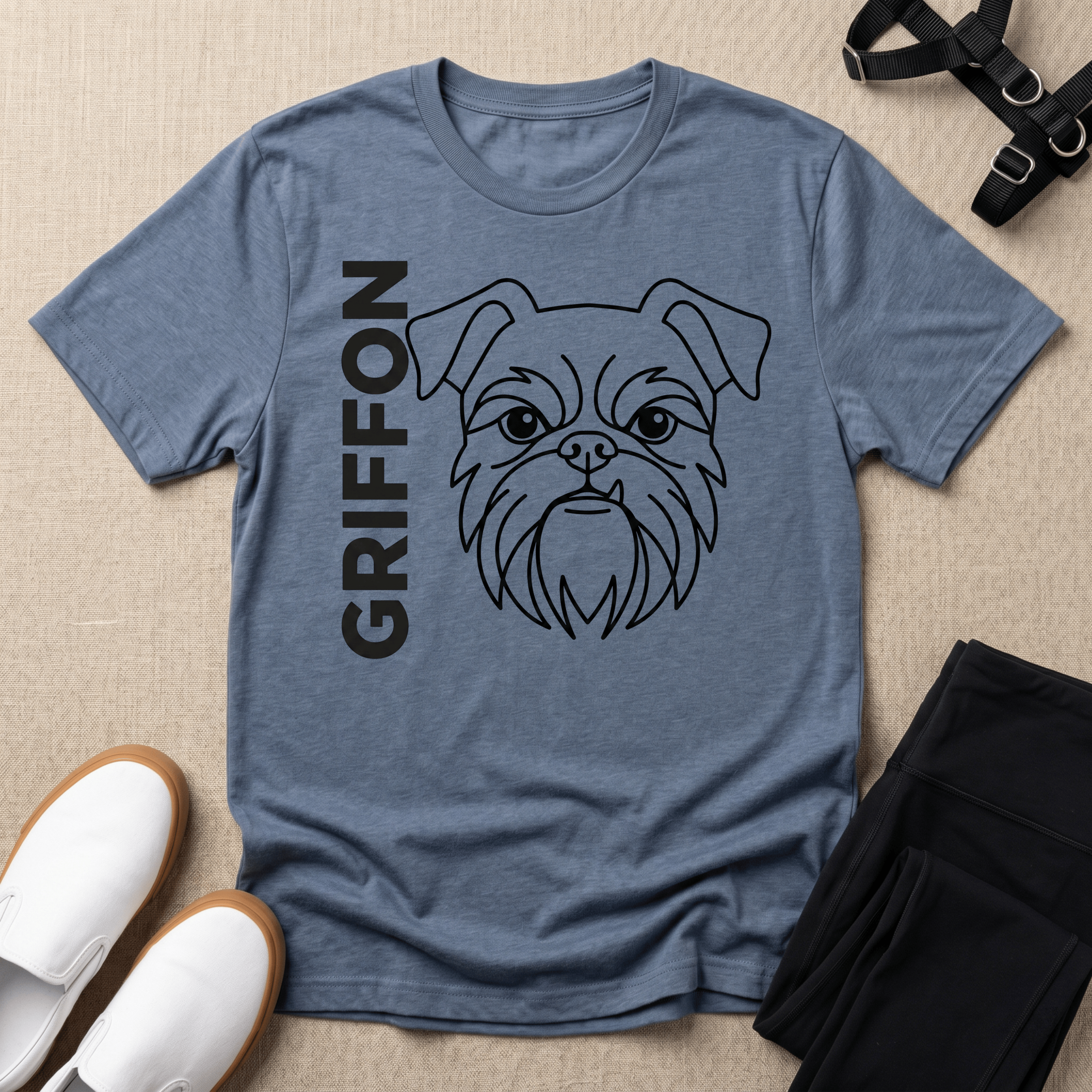 Brussels Griffon - Flat Vector