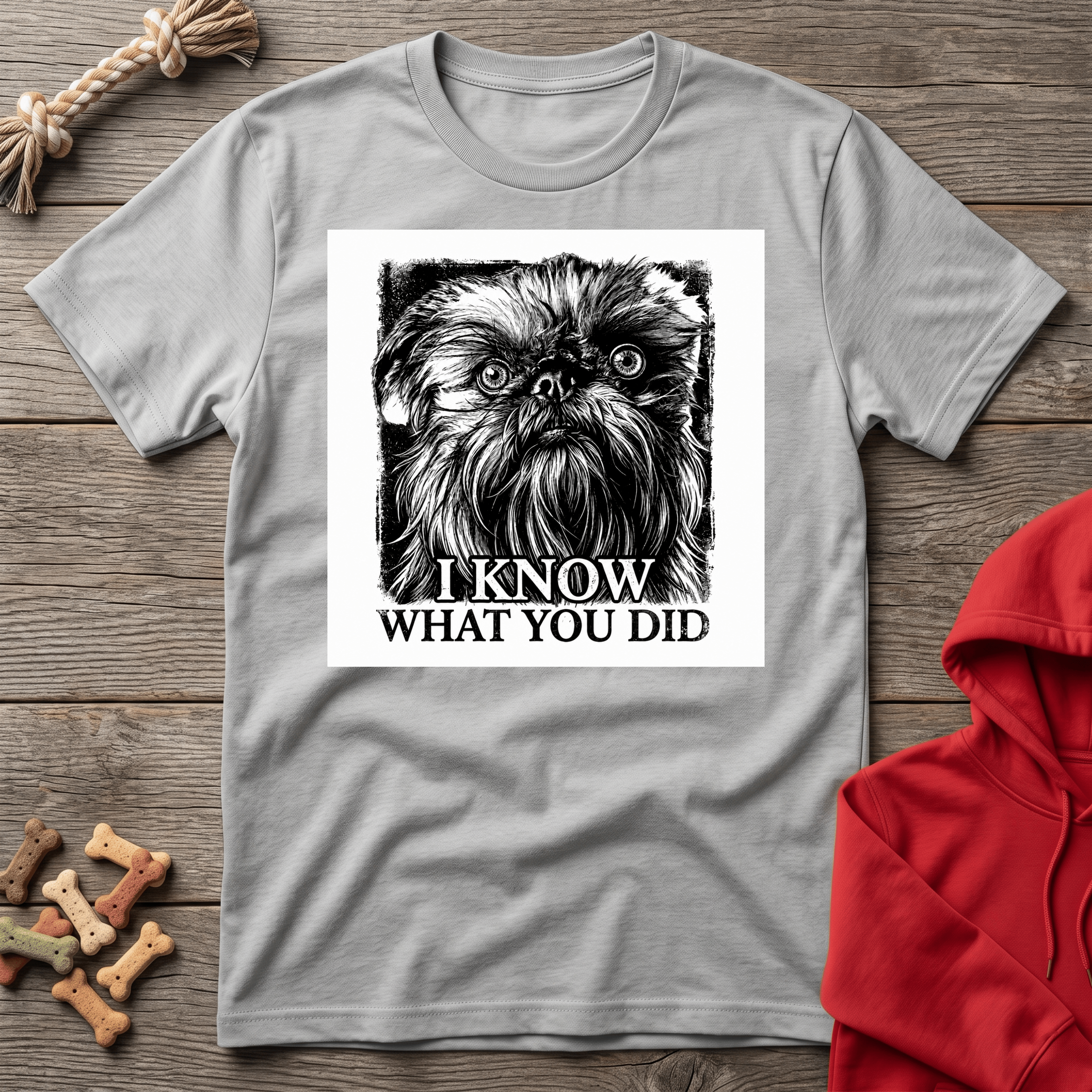 Brussels Griffon - The Stare (Brown)