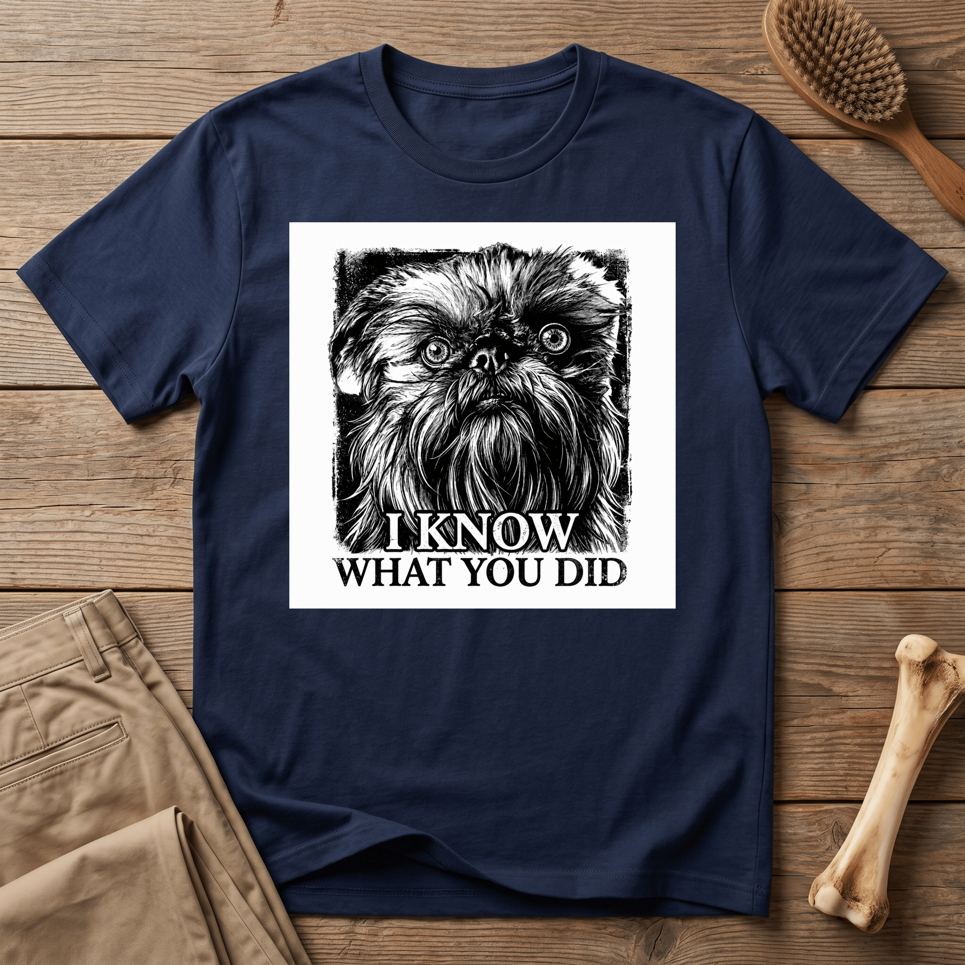 Brussels Griffon - The Stare (Brown)