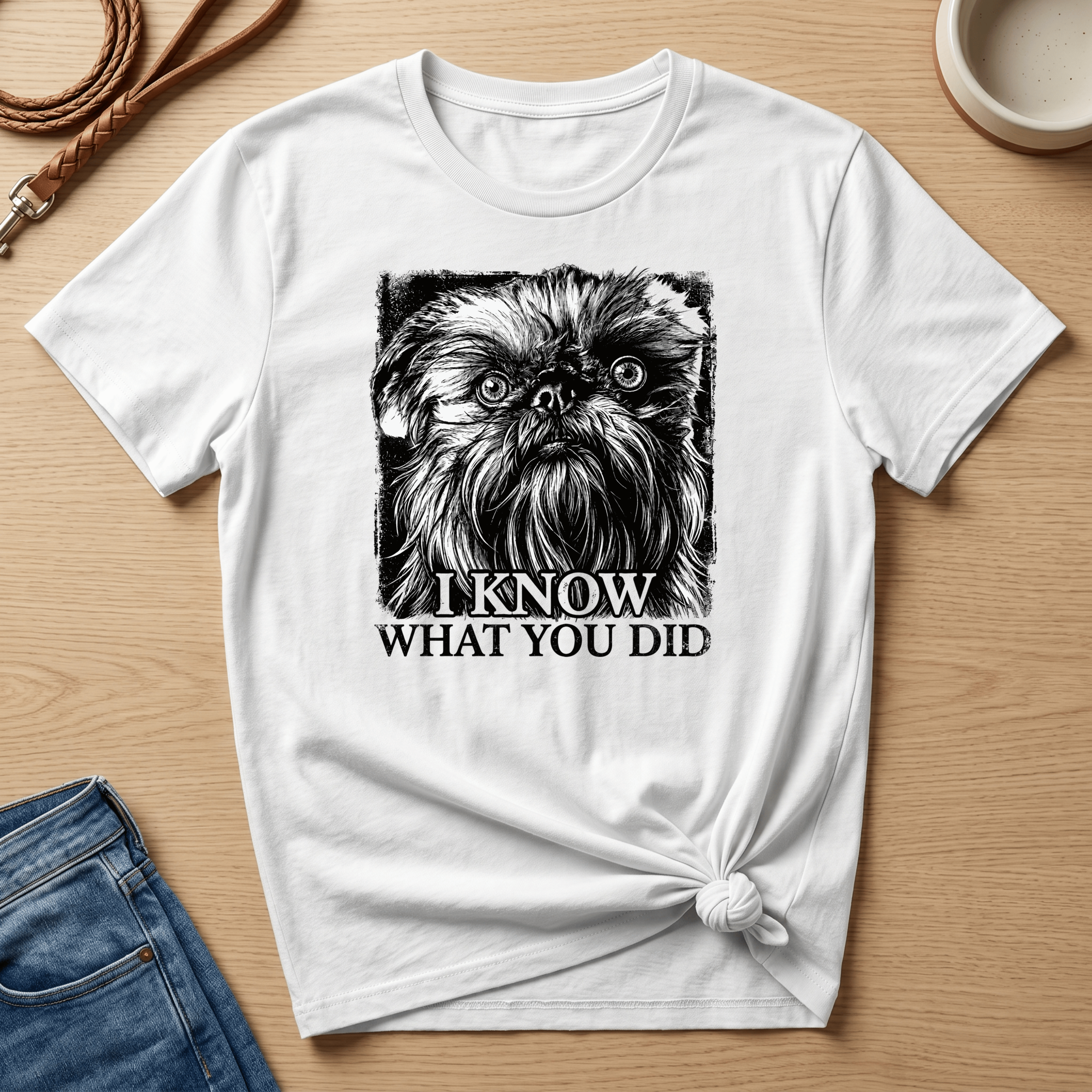 Brussels Griffon - The Stare (Brown)