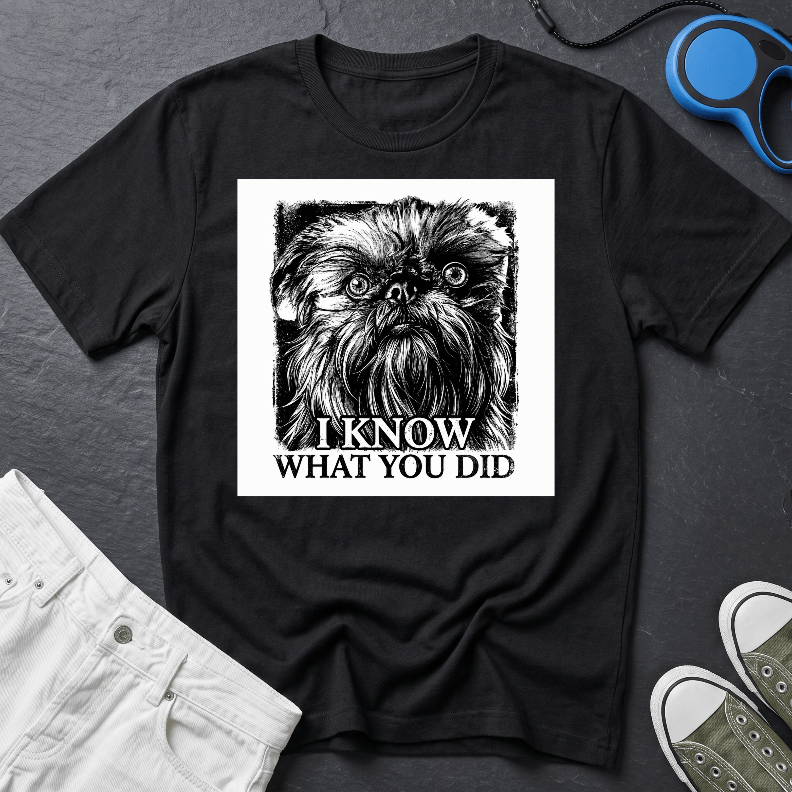 Brussels Griffon - The Stare (Brown)