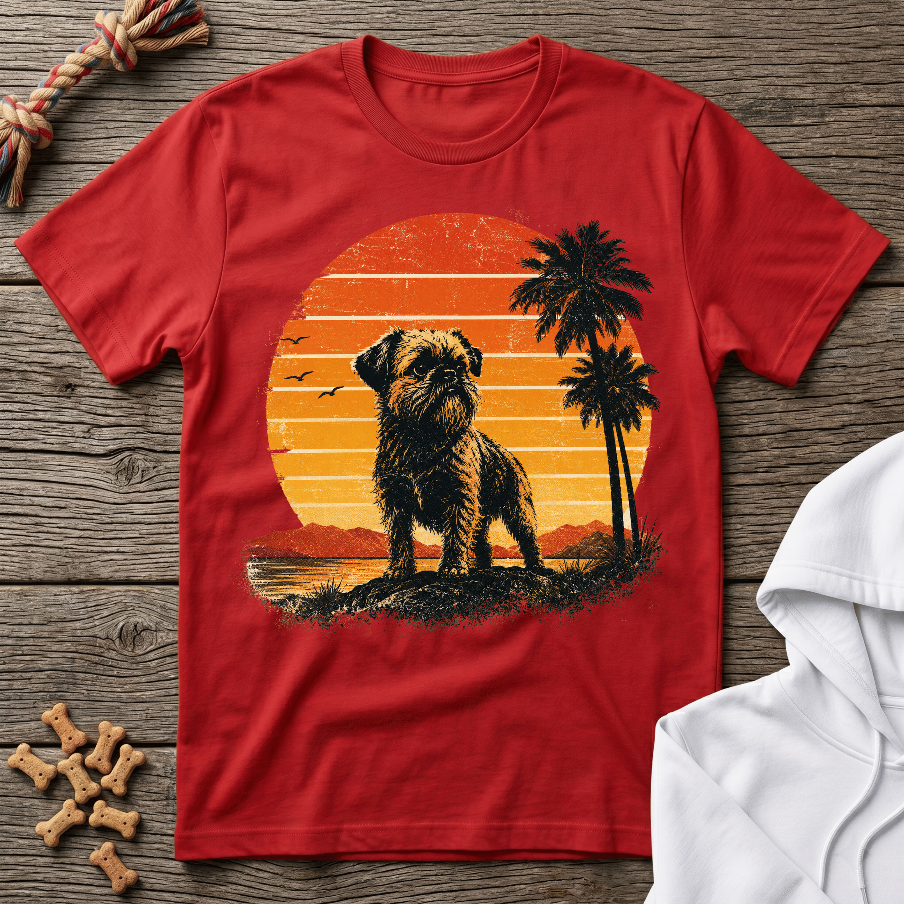 Brussels Griffon - 70s Sunset