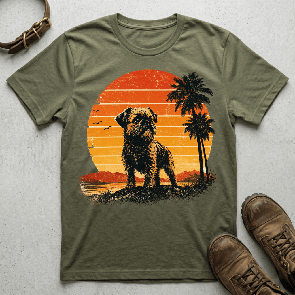 Brussels Griffon - 70s Sunset
