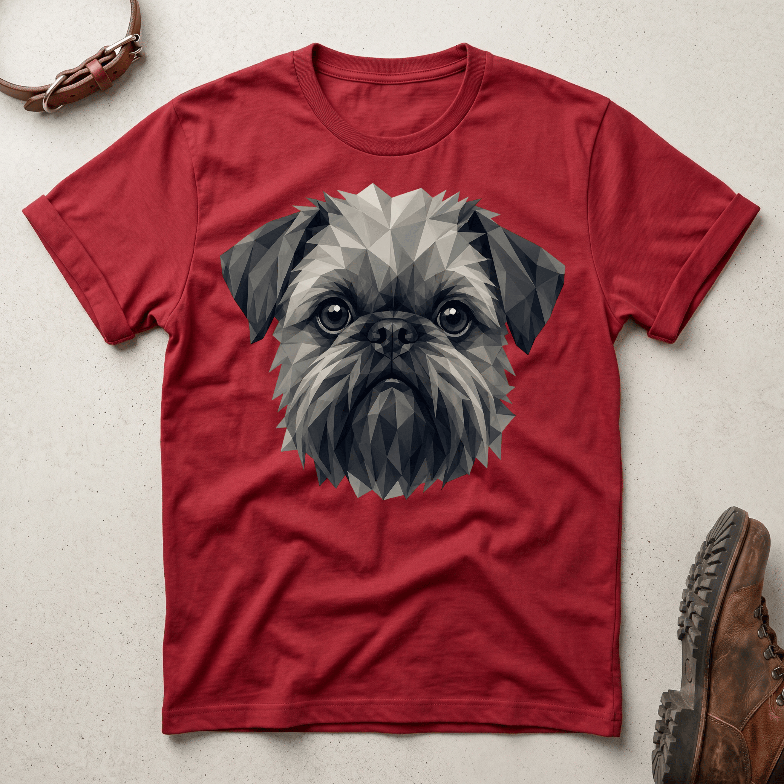 Brussels Griffon - Grayscale Griff