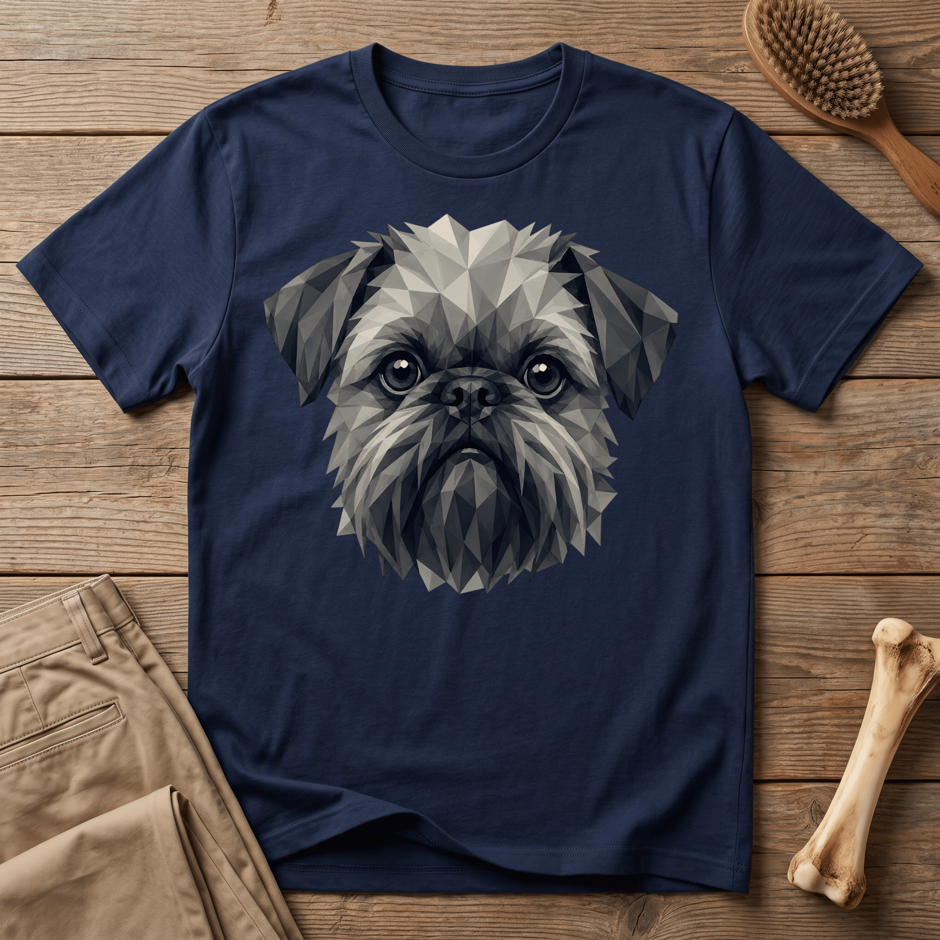 Brussels Griffon - Grayscale Griff