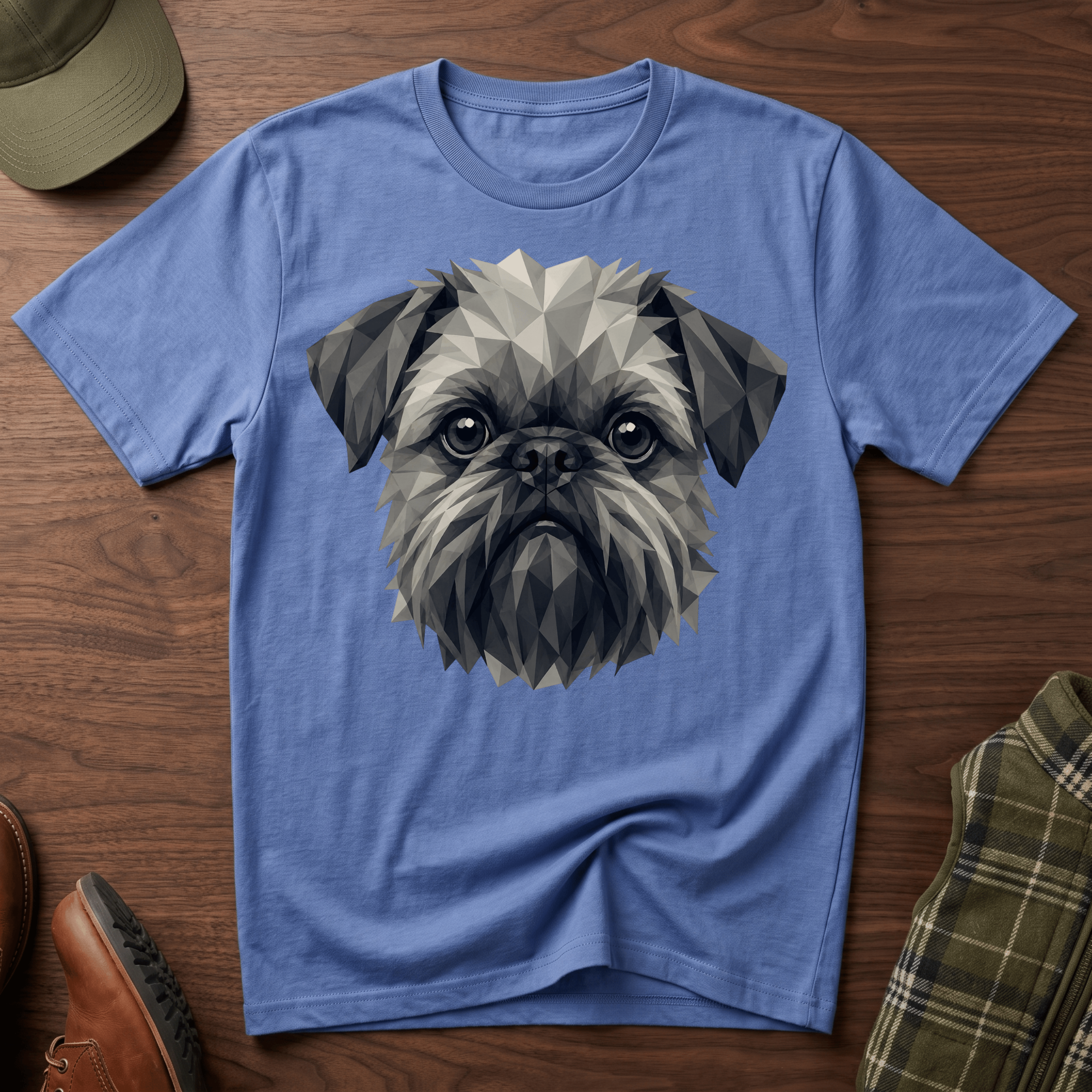 Brussels Griffon - Grayscale Griff