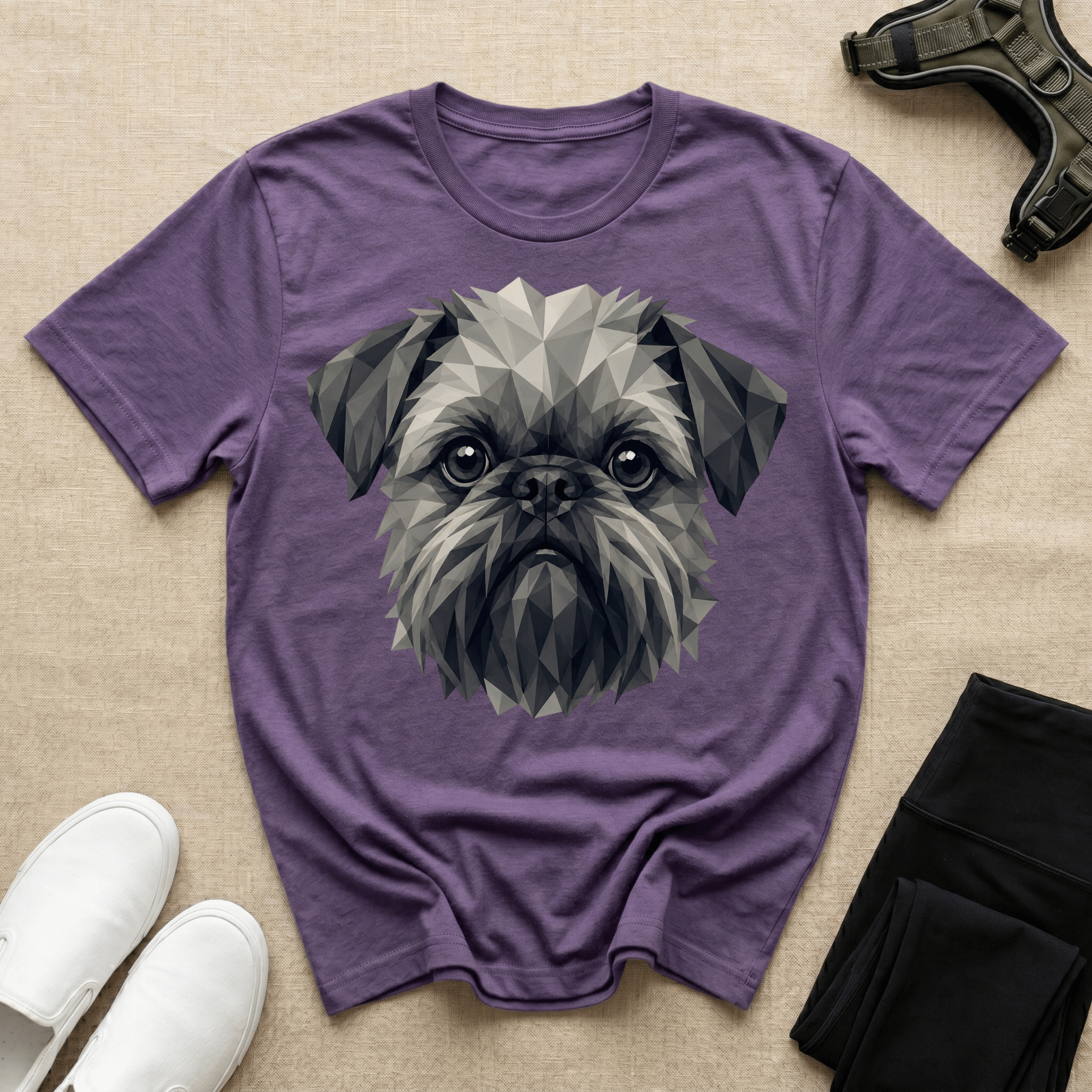 Brussels Griffon - Grayscale Griff