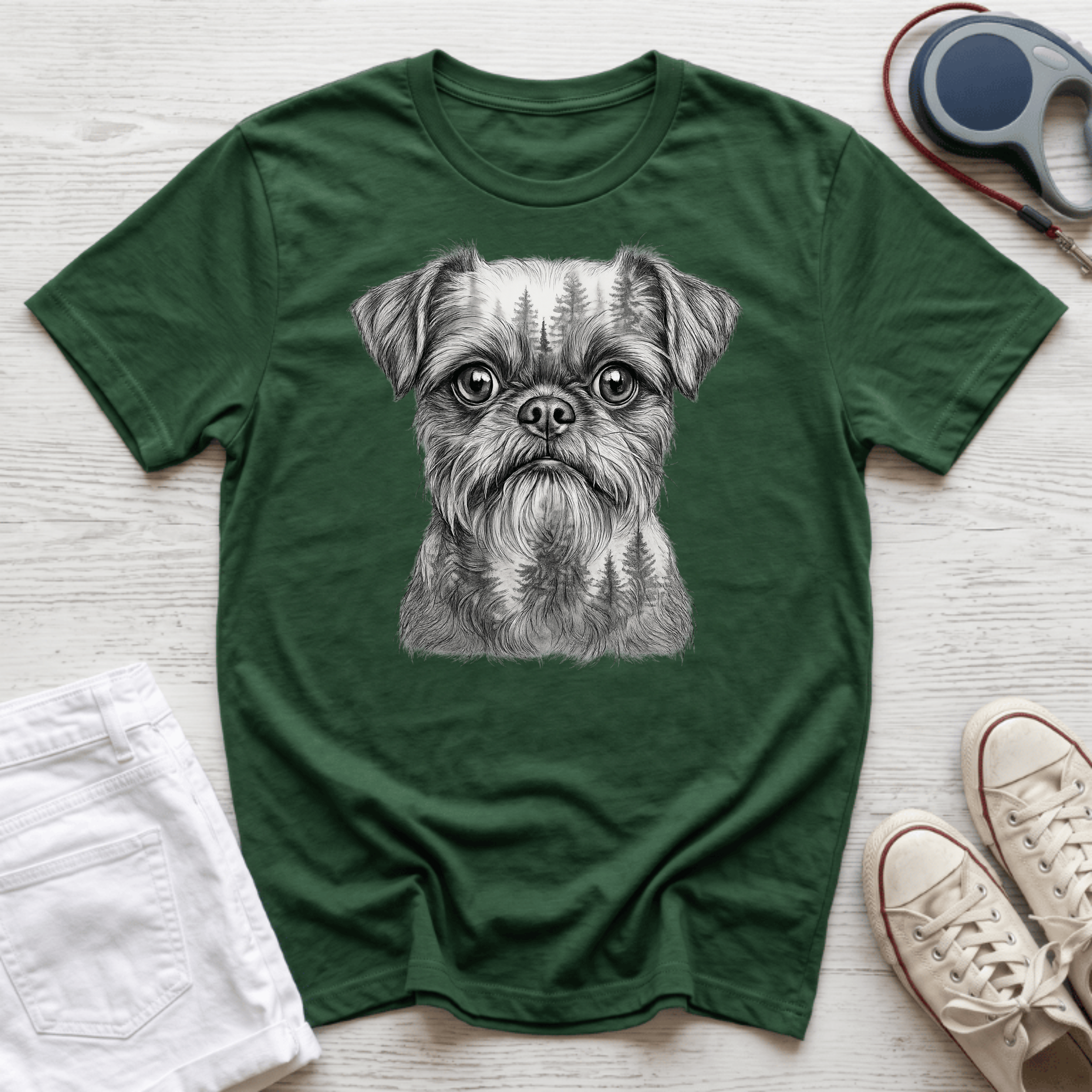 Brussels Griffon - Elegant Copper
