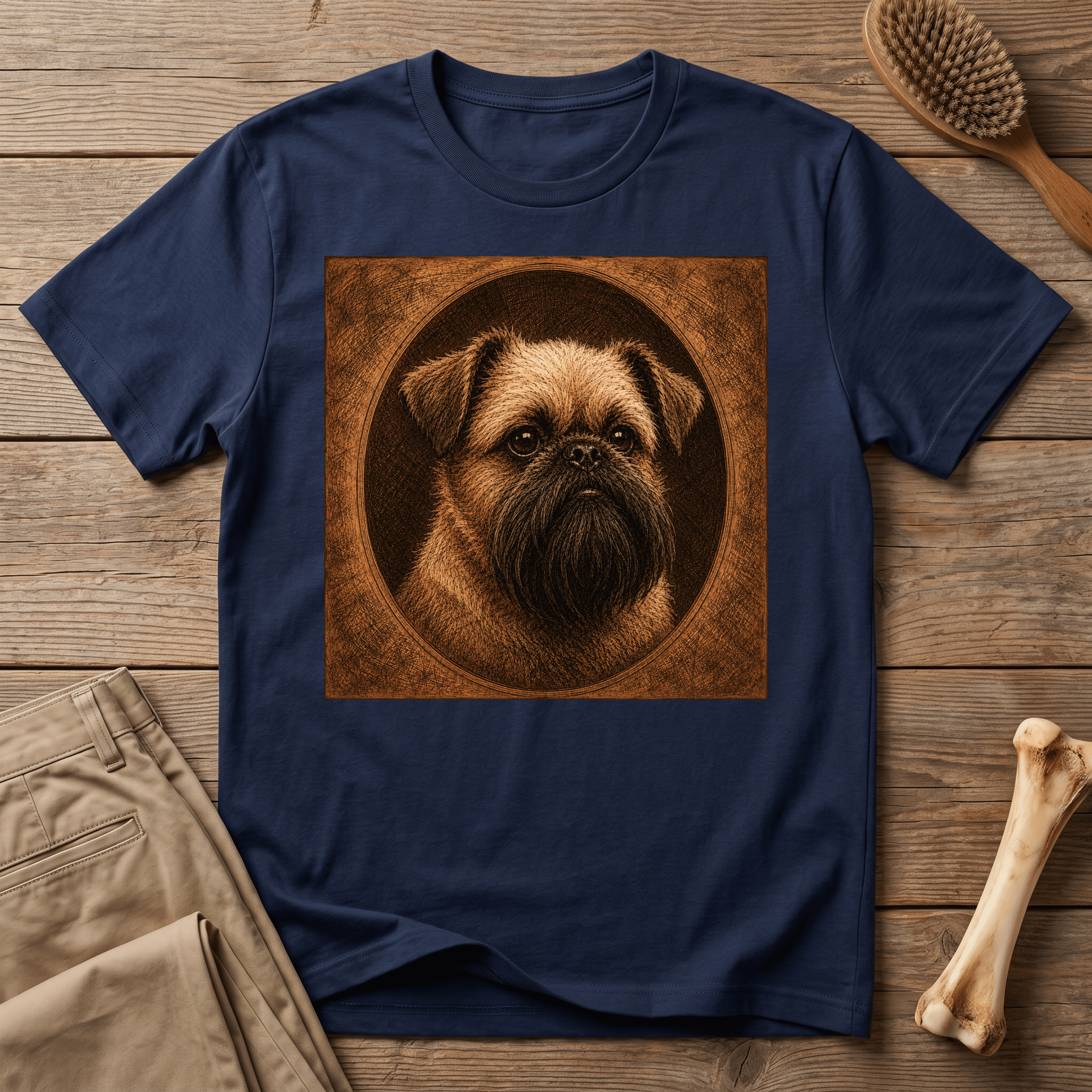 Brussels Griffon - Elegant Copper