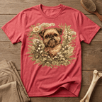 Brussels Griffon - Botanical Illustration