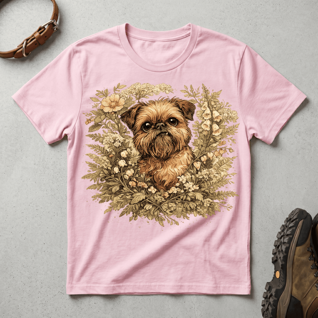 Brussels Griffon - Botanical Illustration