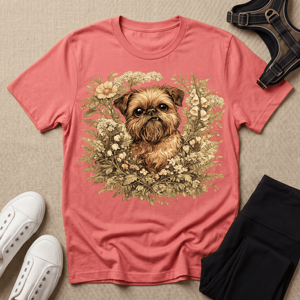 Brussels Griffon - Botanical Illustration