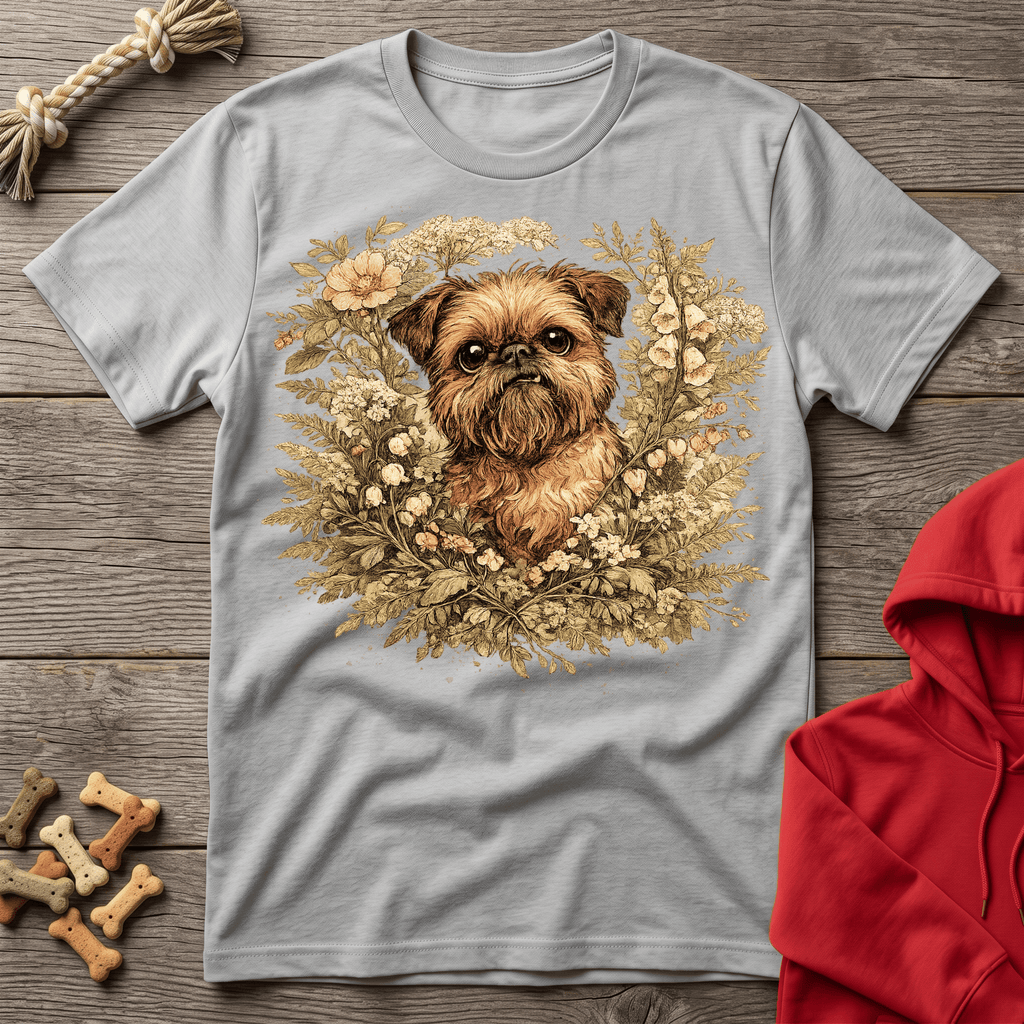 Brussels Griffon - Botanical Illustration