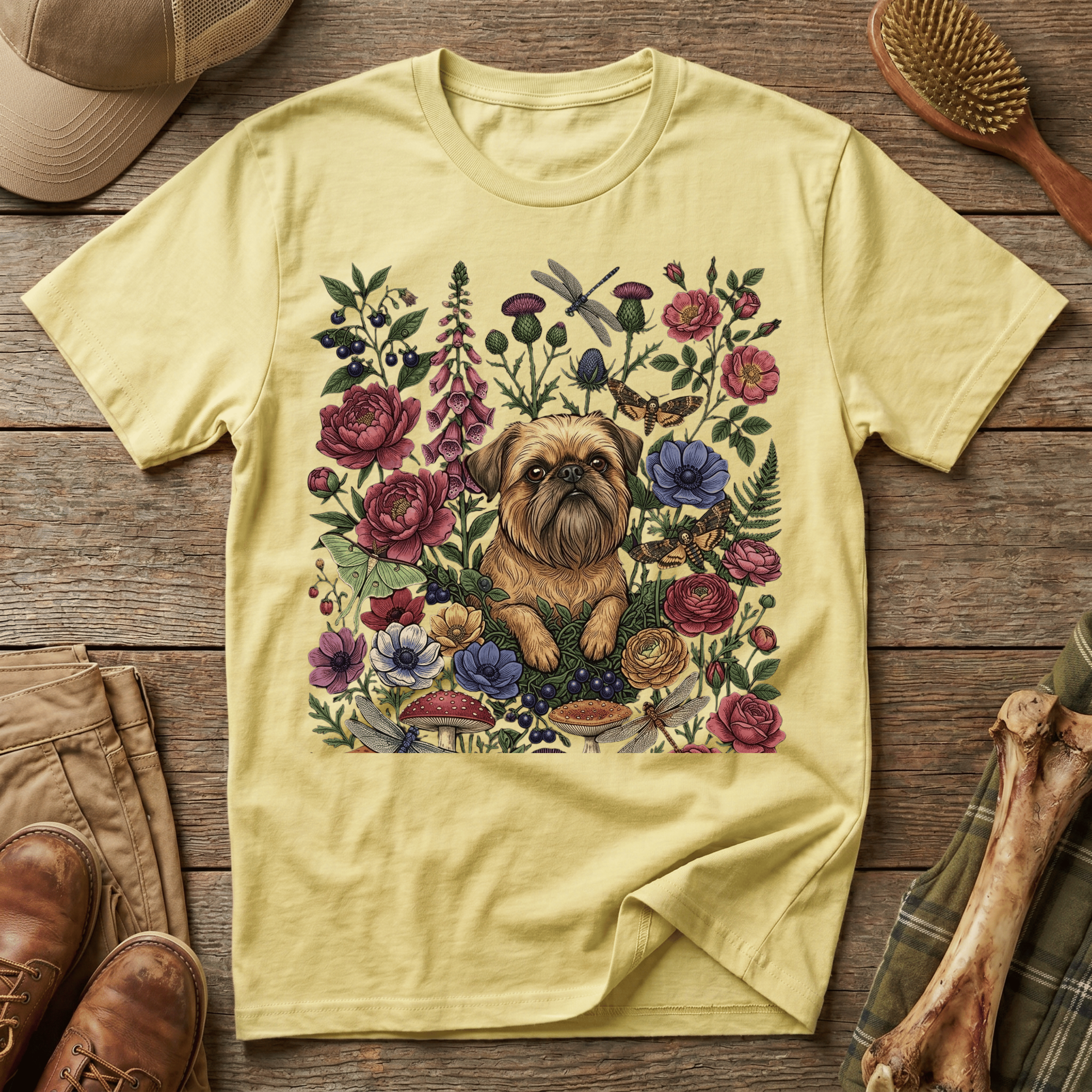 Brussels Griffon - Floral Griff