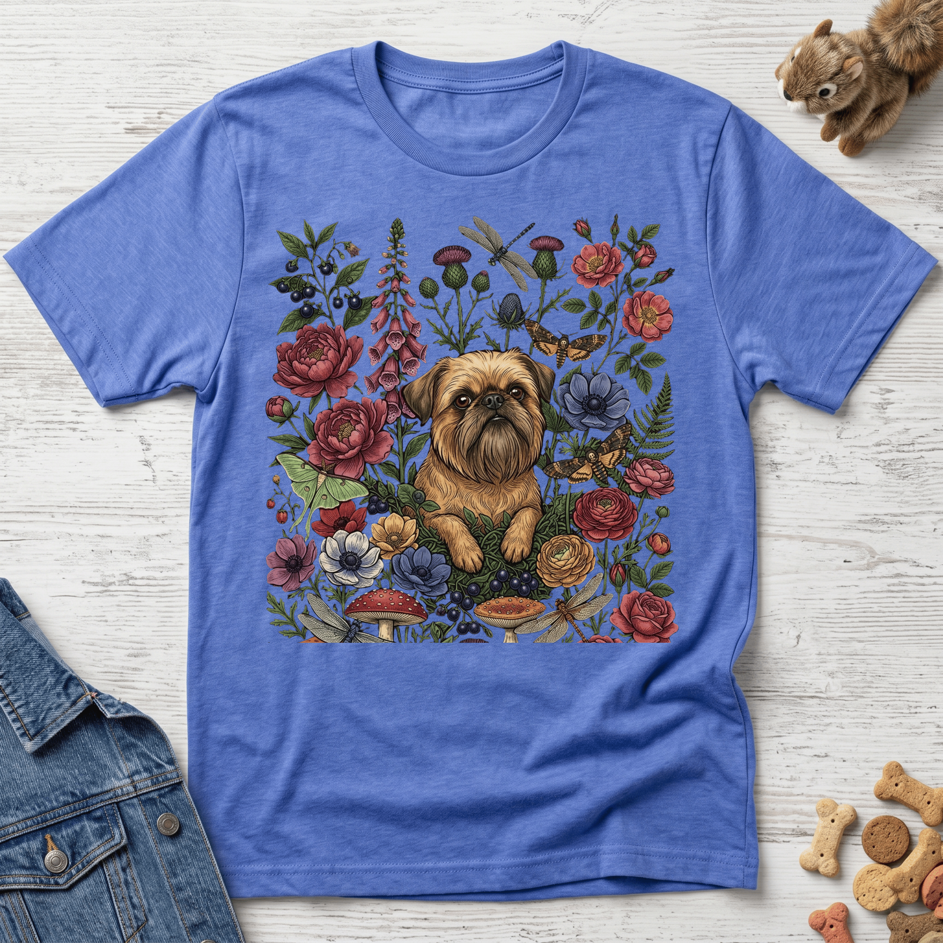 Brussels Griffon - Floral Griff